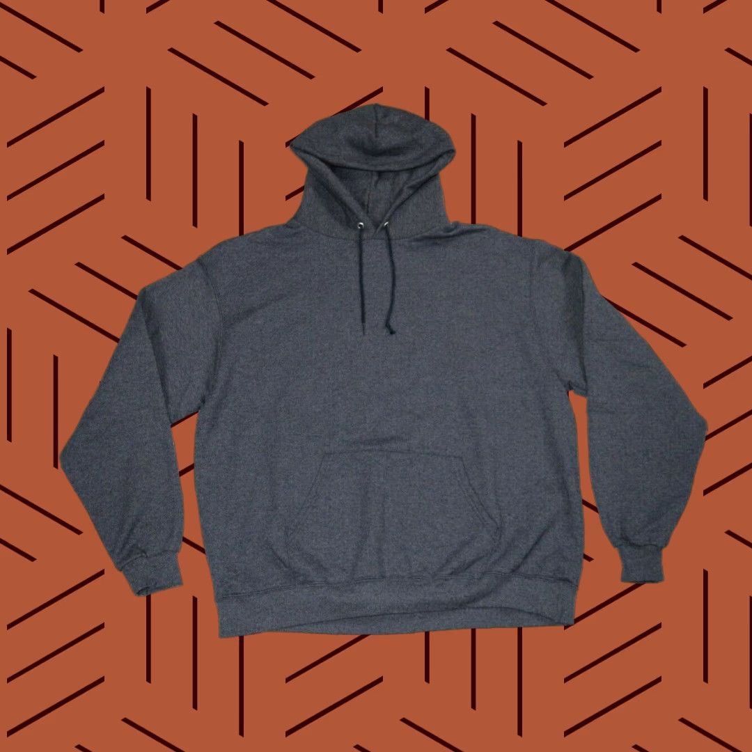 Champion CHAMPION ECO AUTHENTIC HOODIE Mens XL Gray Pullover Sweatshirt Size US XL / EU 56 / 4 - 1 Thumbnail