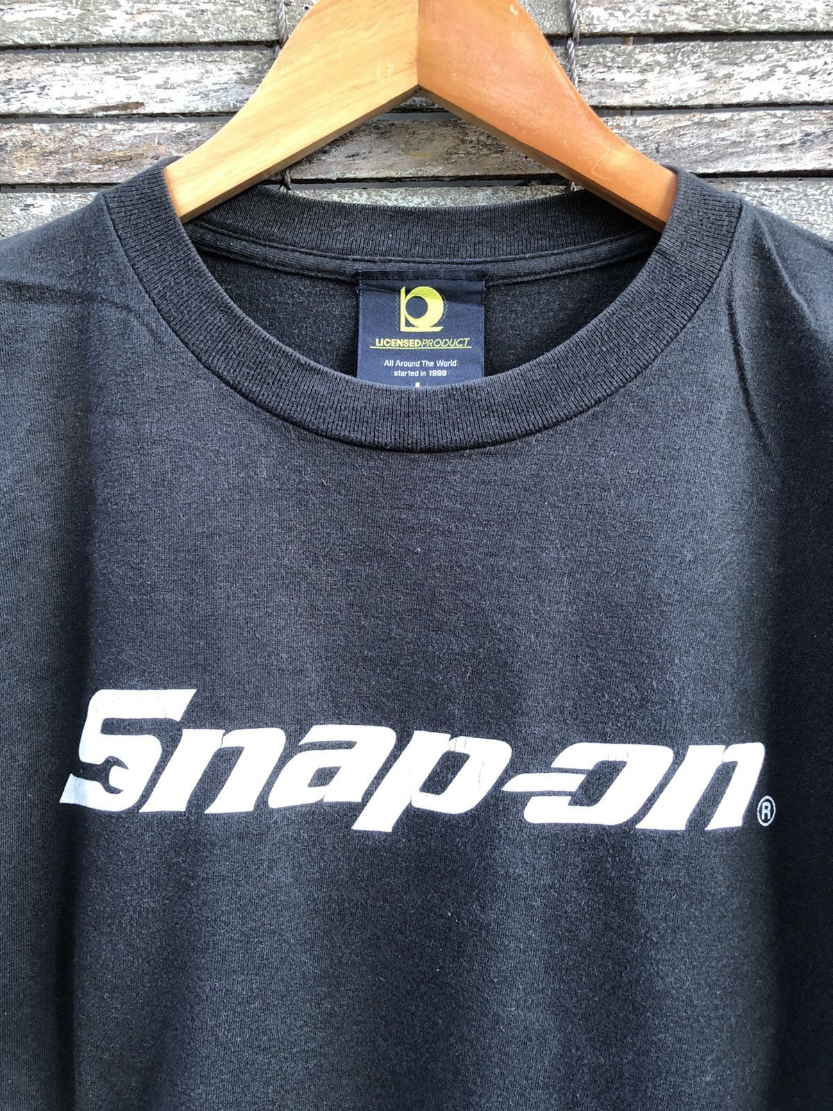 Vintage Vintage 90s Snap On SpellOut Tee X Racing Motorsport Size US L / EU 52-54 / 3 - 2 Thumbnail
