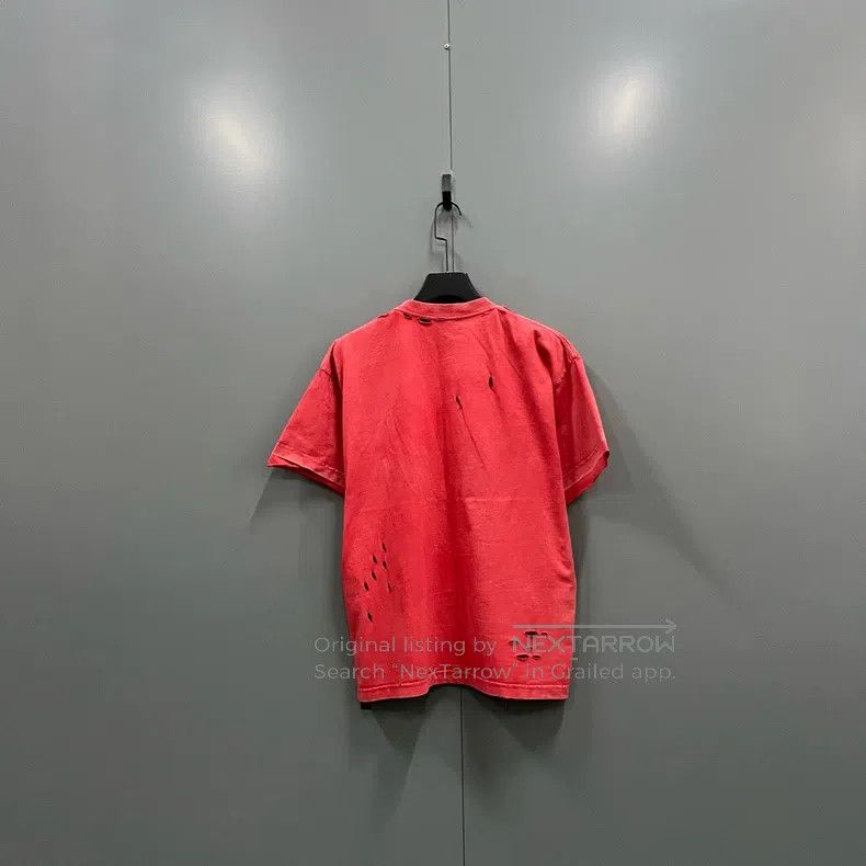 Balenciaga Balenciaga Distressed Wash BB Logo Short Sleeve L Size Size US L / EU 52-54 / 3 - 2 Thumbnail