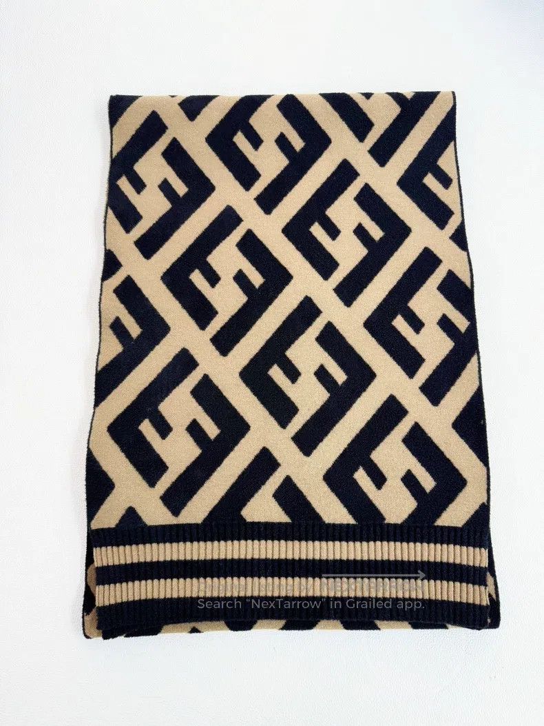 Fendi Fendi size 190*35cm Wool floral scarf Size ONE SIZE - 1 Thumbnail