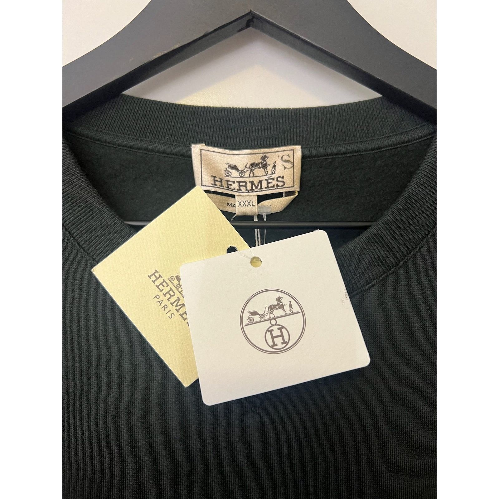 Hermes NWT! Hermès Super H Sweatshirt, Size 3XL Size US XXL / EU 58 / 5 - 4 Thumbnail