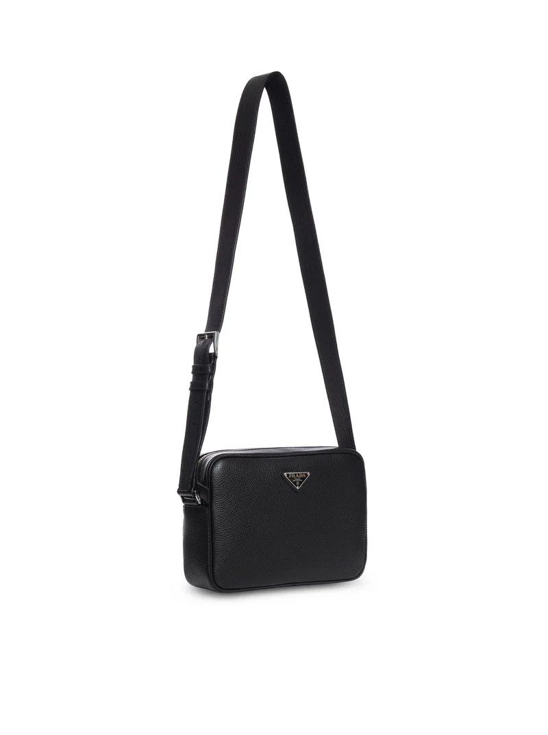Prada PRADA $2850 Black Leather Shoulder Bag New & Authentic Size ONE SIZE - 2 Thumbnail