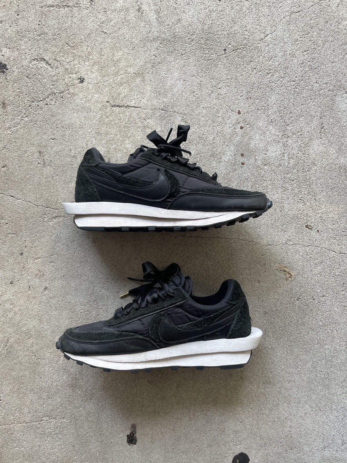 Nike × Sacai Nike x Sacai LD Waffle Black Nylon Size US 7.5 / EU 40-41 - 2 Thumbnail