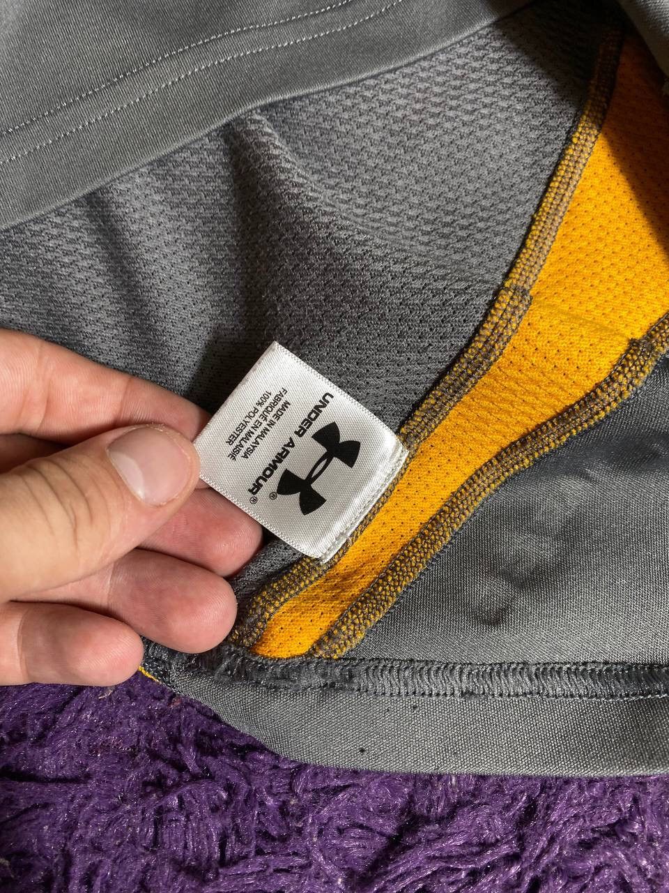 Under Armour × Vintage Men's Under Armour Small Heatgear T-Shirt 100% Size US M / EU 48-50 / 2 - 7 Thumbnail