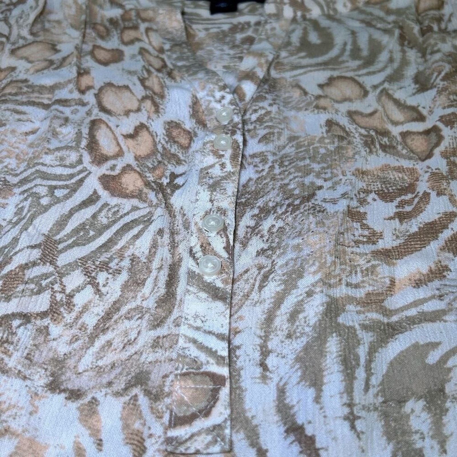Nine West Nine West Jeans Gisella 3/4 Sleeve Multicolor Hi/Lo Sz L Size M / US 6-8 / IT 42-44 - 5 Thumbnail