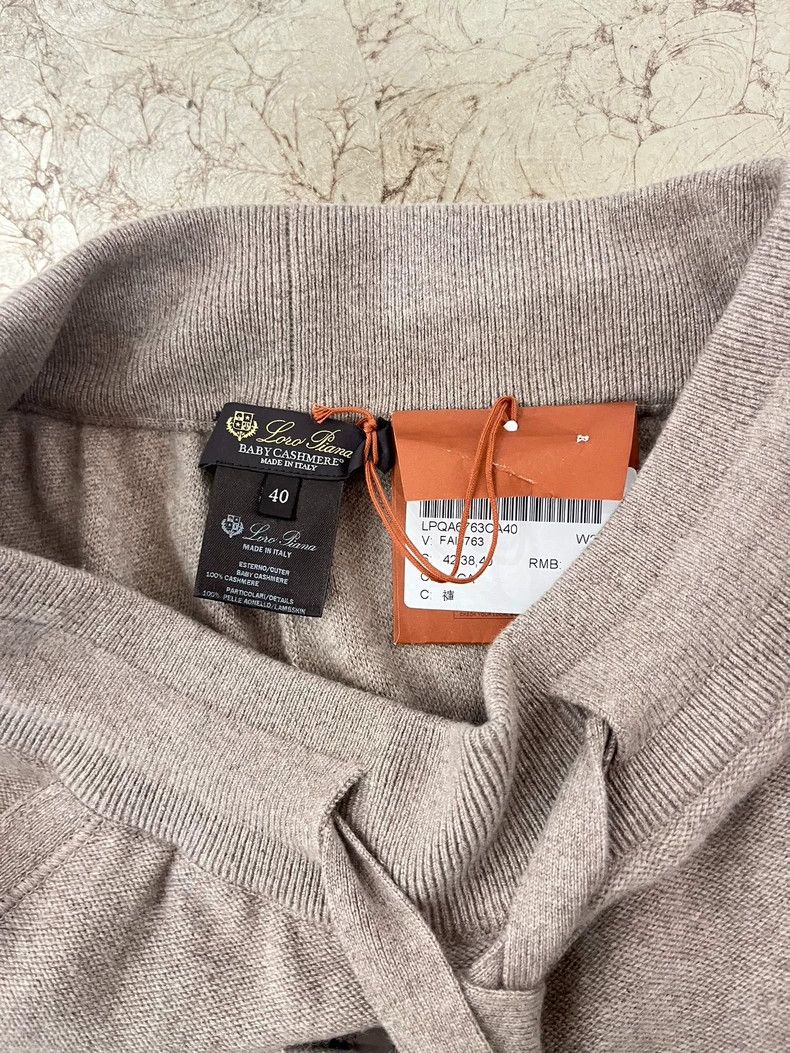 Loro Piana LORO PIANA Classic wide leg pants made of 100% cashmere Size 26" / US 2 / IT 38 - 6 Thumbnail