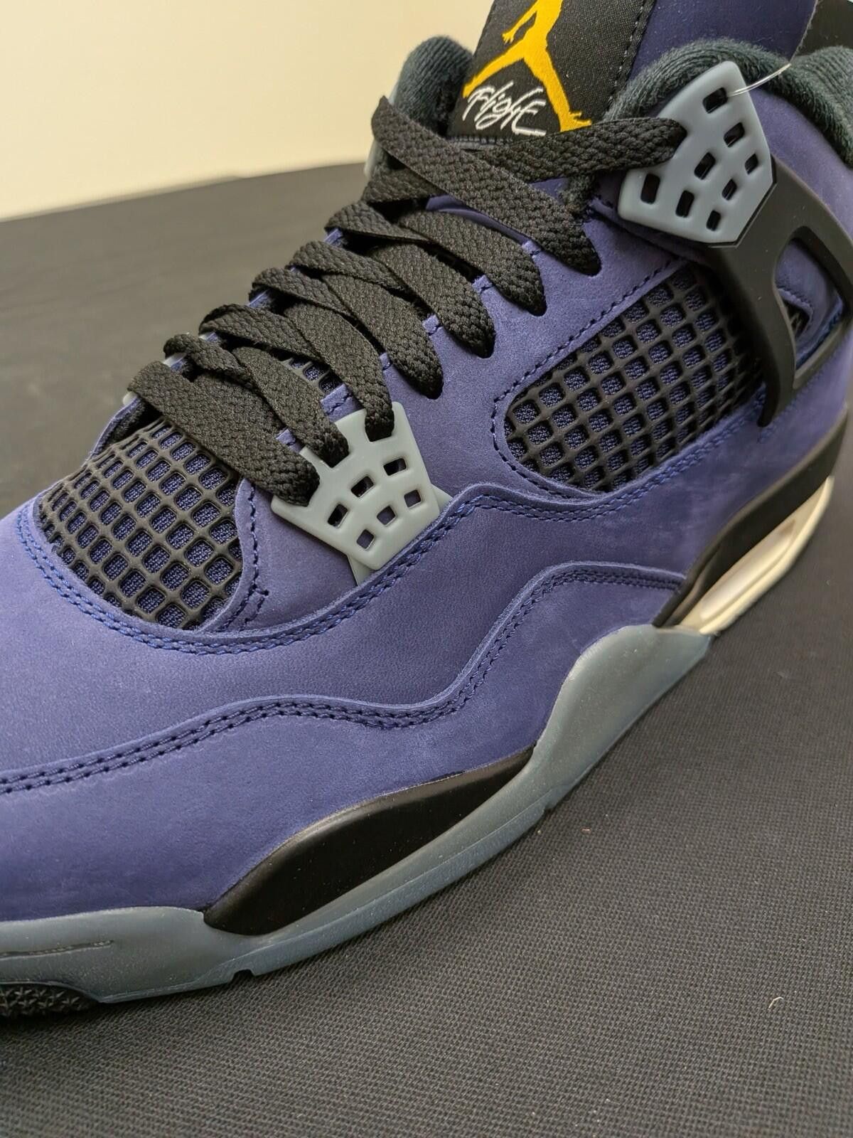 Jordan Brand Nike Air Jordan 4 Lakers Imperial Purple Violet FV5029-500 Size US 10.5 / EU 43-44 - 3 Thumbnail