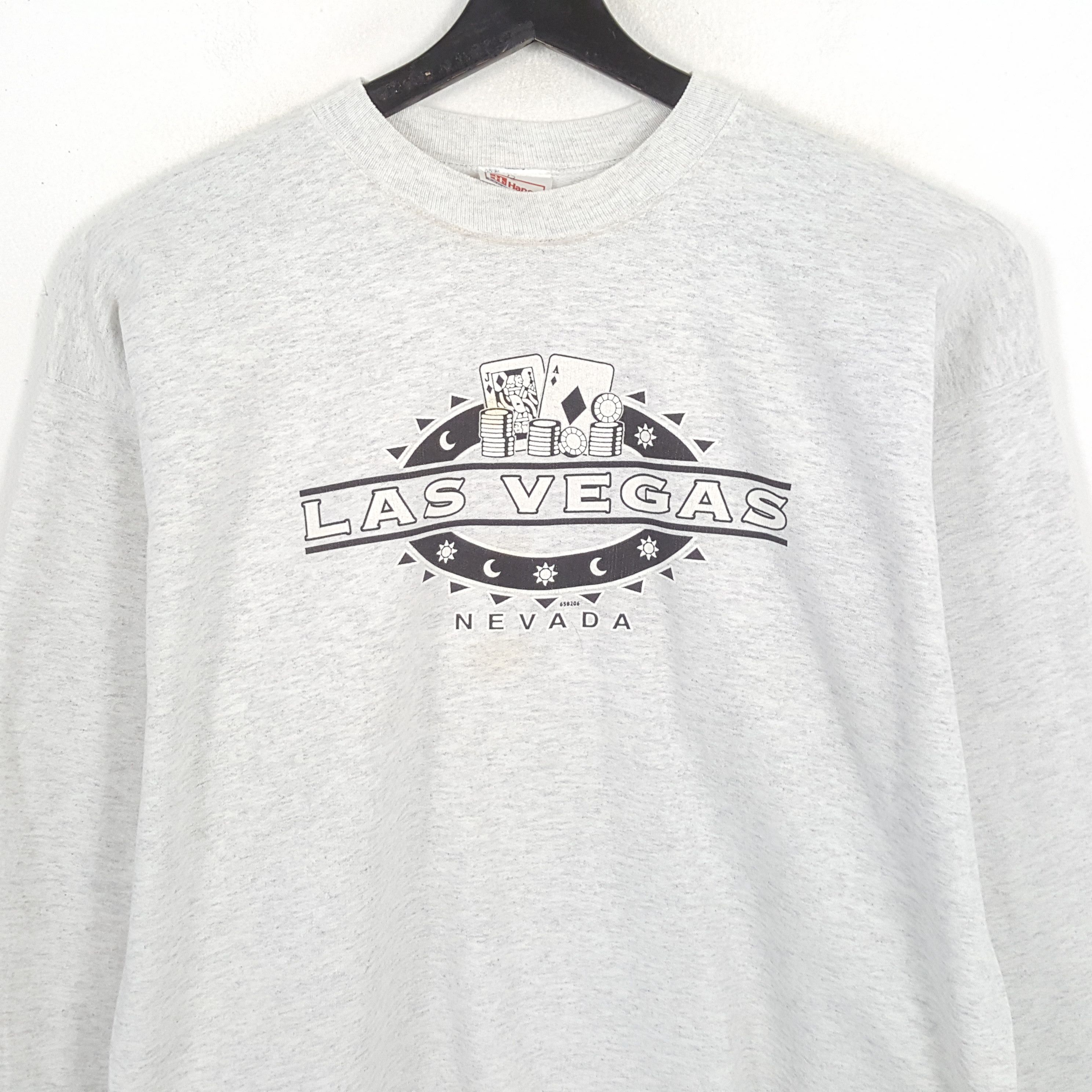 Hanes × Vintage LAS VEGAS NEVADA Streetwear Style Vintage Sweatshirt Size US L / EU 52-54 / 3 - 2 Thumbnail