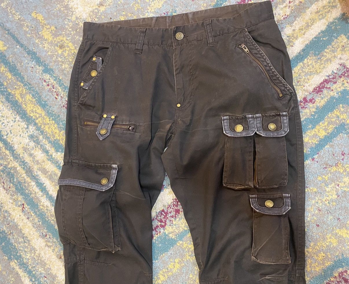 Tornado Mart 🔥Tornado Mart Japan Bondage Flare MultiPocket Pant Size US 32 / EU 48 - 9 Thumbnail