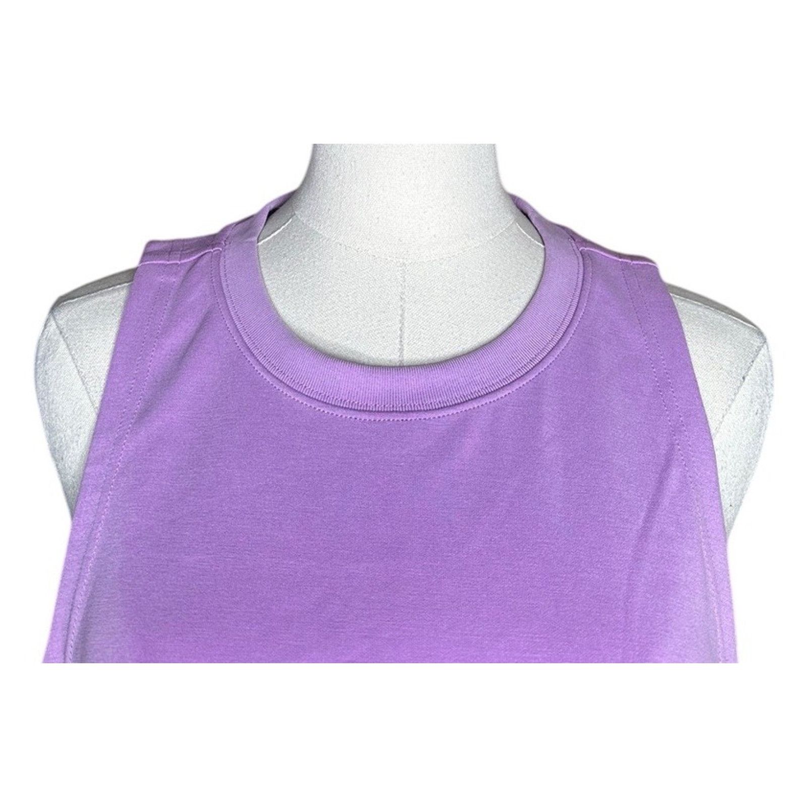 Athleta ATHLETA Seasoft Midi Dress M Orchid Sleeveless Pockets NEW Size M / US 6-8 / IT 42-44 - 6 Thumbnail