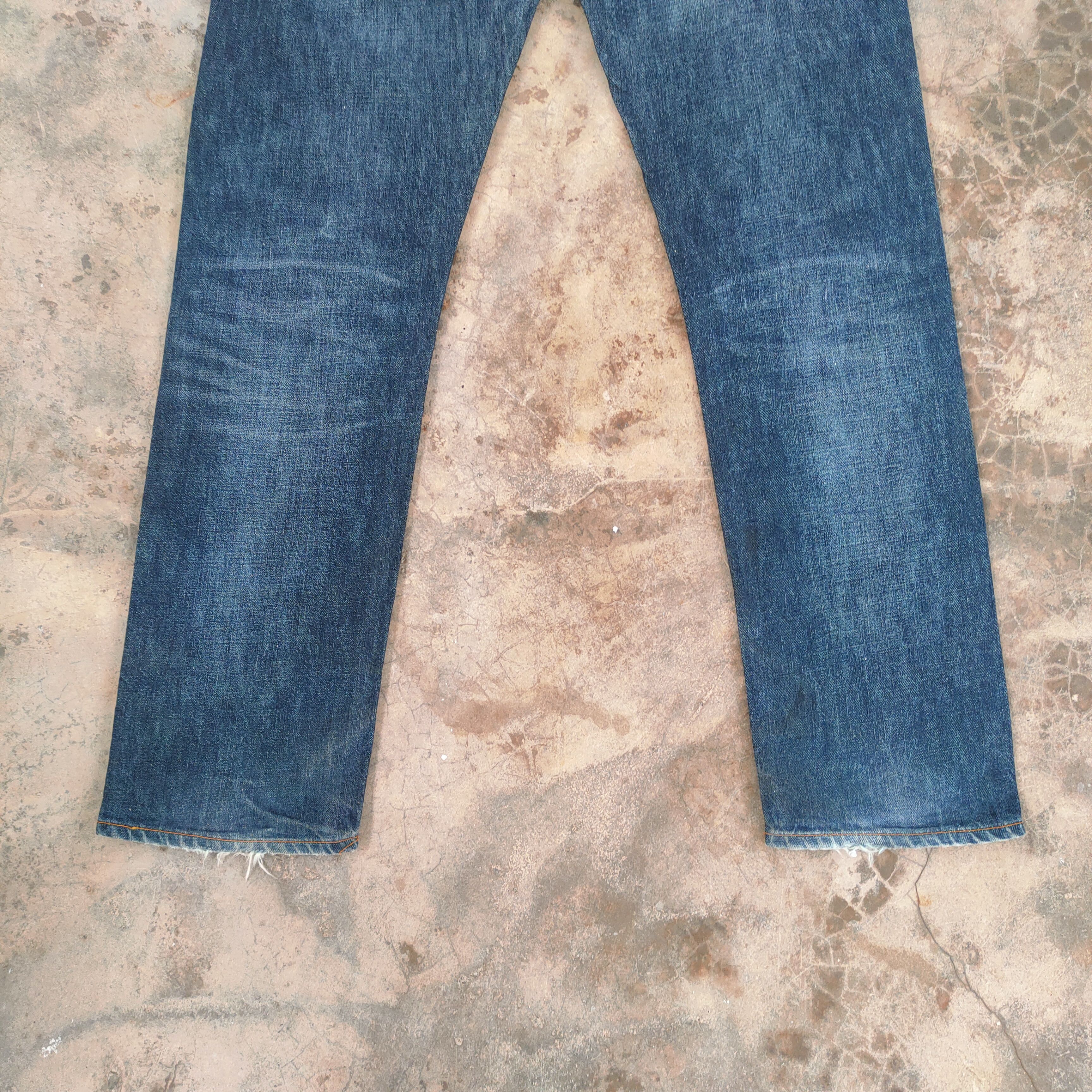 Nudie Jeans W33 VINTAGE NUDIES BUTTONFLY FADED DISTRESSED JEANS PANTS Size US 33 - 10 Thumbnail