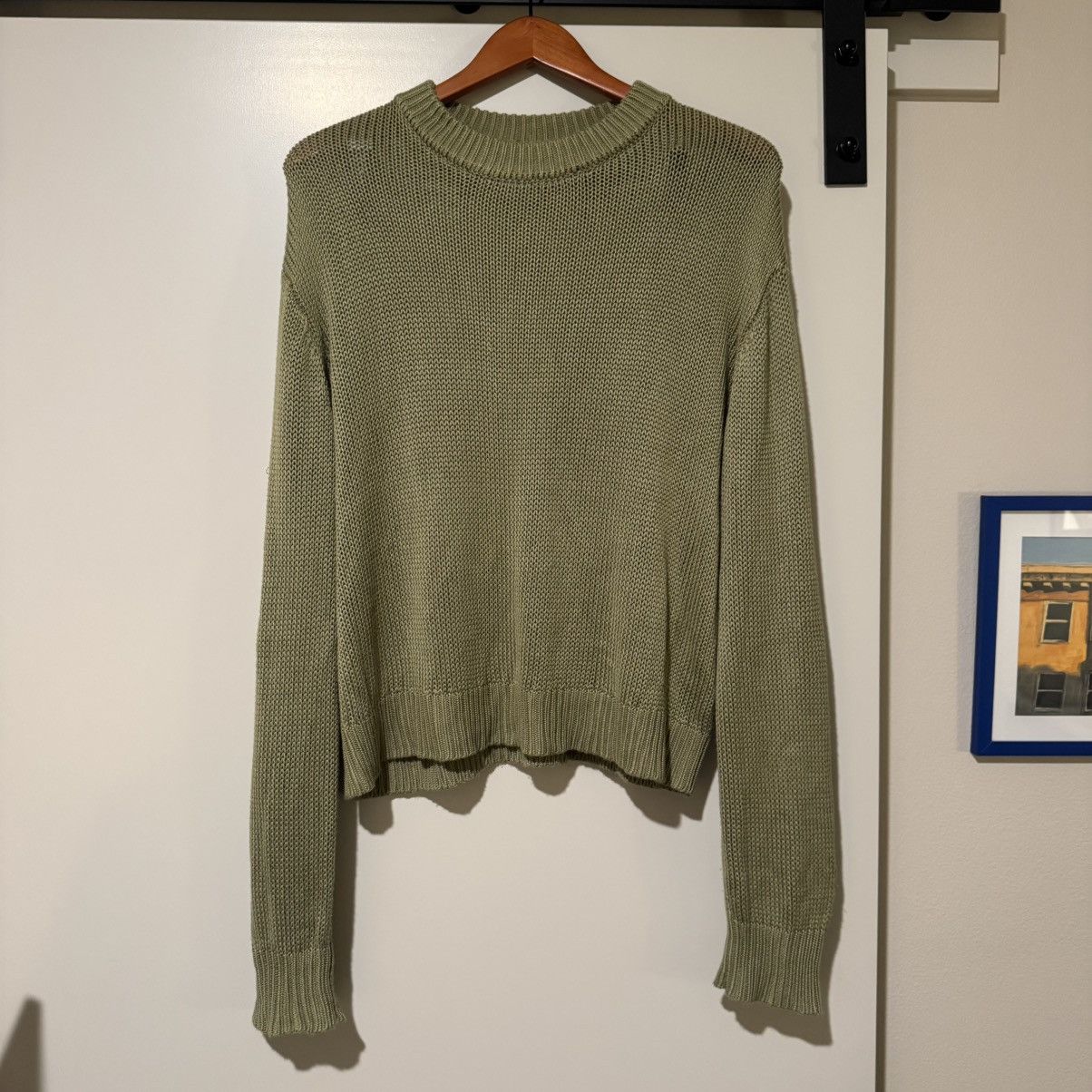 California Arts. California Arts Vicente Open-Weave Sweater | Fern Size US M / EU 48-50 / 2 - 2 Thumbnail