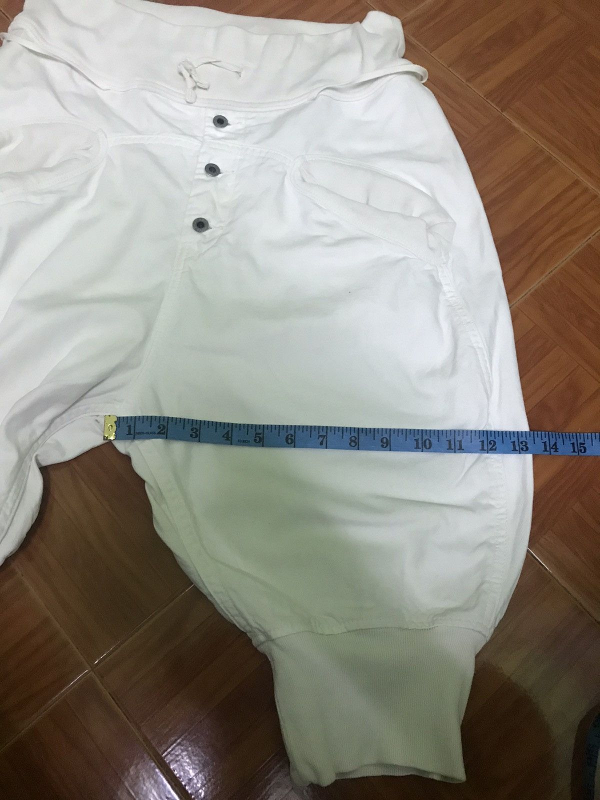 Kapital Kapital White Sarouel Balloon Pants with Button Fly Size US 30 / EU 46 - 14 Thumbnail