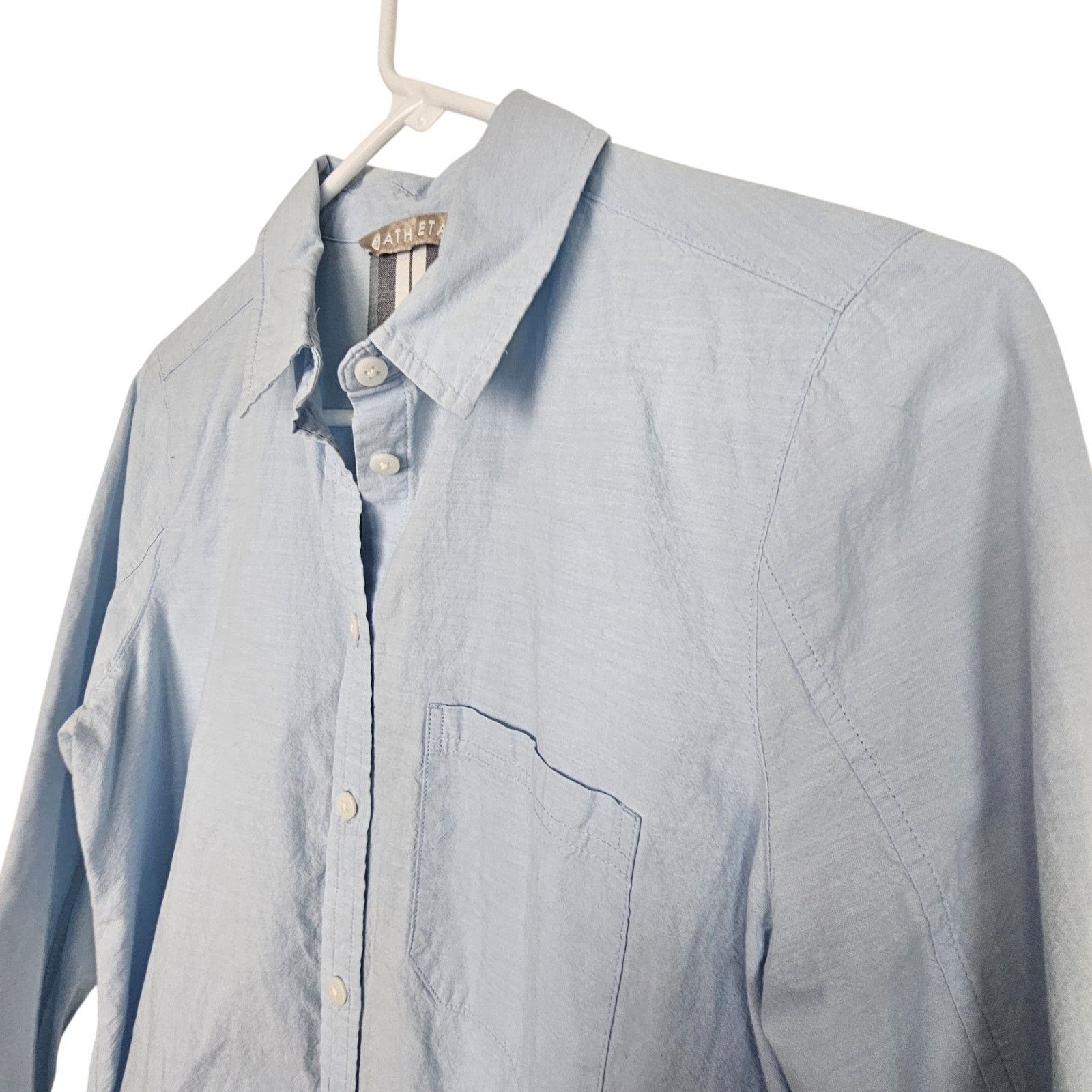 Athleta Athleta Womens Marinwood Striped Button Shirt Size S Casual Size S / US 4 / IT 40 - 6 Thumbnail