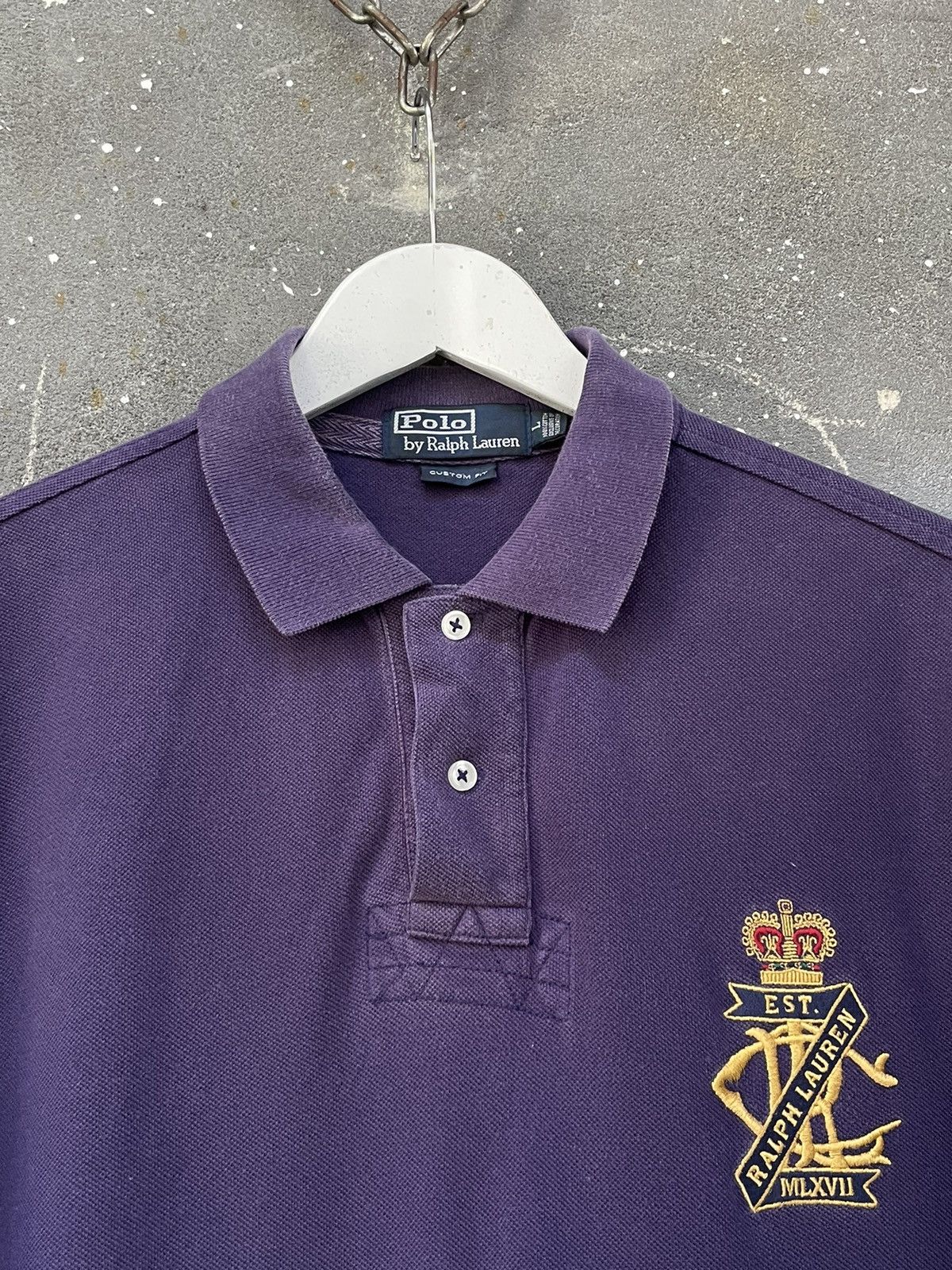 Polo Ralph Lauren Vintage 90’s Polo Ralph Lauren Rugby Polo Shirt Big Logo Size US L / EU 52-54 / 3 - 8 Thumbnail