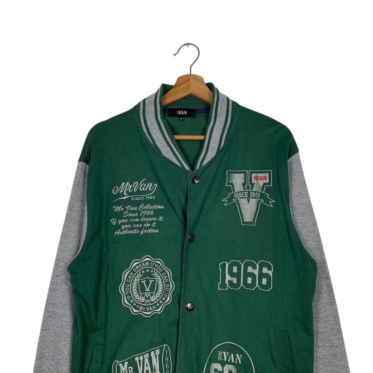 Japanese Brand Japanese Brand Mr Van Varsity Jacket Size US M / EU 48-50 / 2 - 2 Thumbnail
