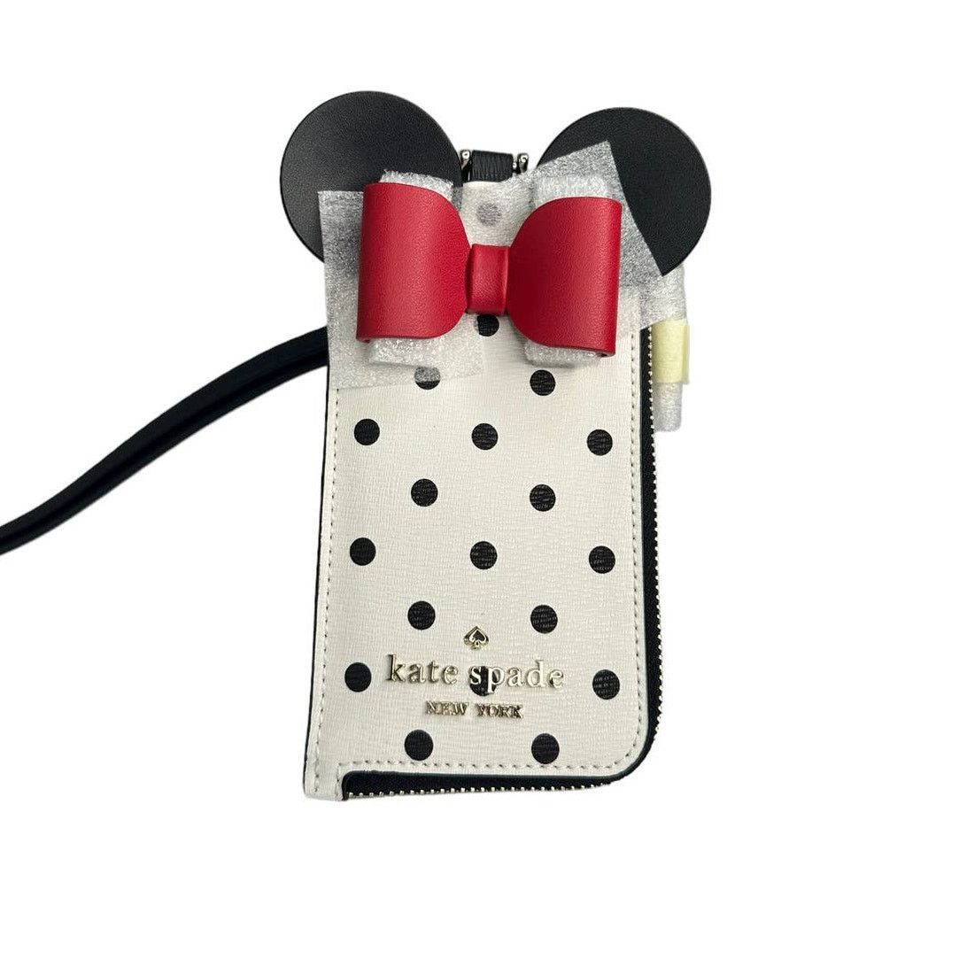 Kate Spade Kate Spade New York Minnie Mouse ID Lanyard Wallet Polka Dot Size ONE SIZE - 1 Thumbnail