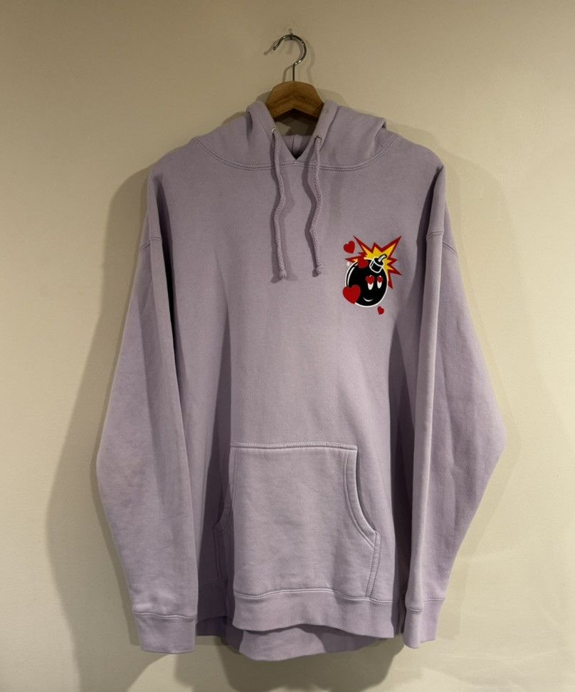 The Hundreds Adam in Love Hoodie (Adam Bomb Squad Exclusive) Lavender Size US XL / EU 56 / 4 - 4 Thumbnail