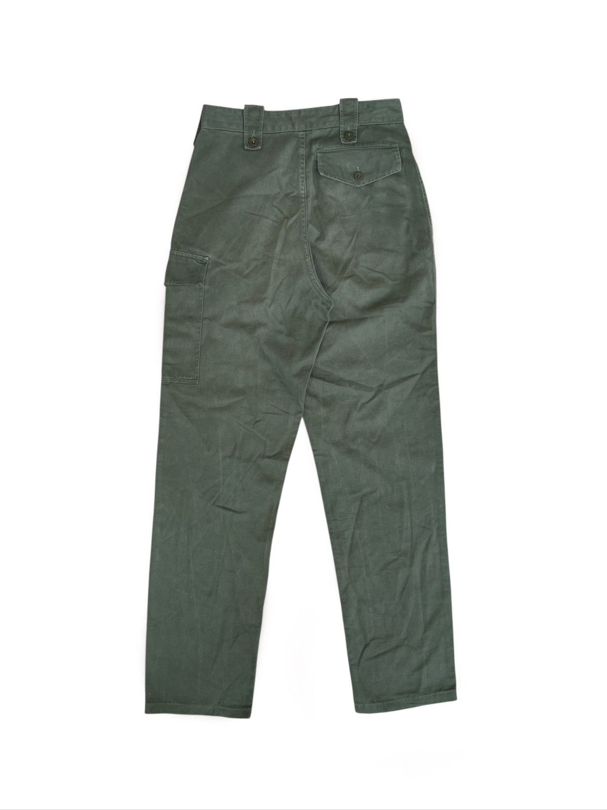 Vintage Vintage 1975 Belgian Army Iconic Cargo Pants Size US 29 - 6 Thumbnail