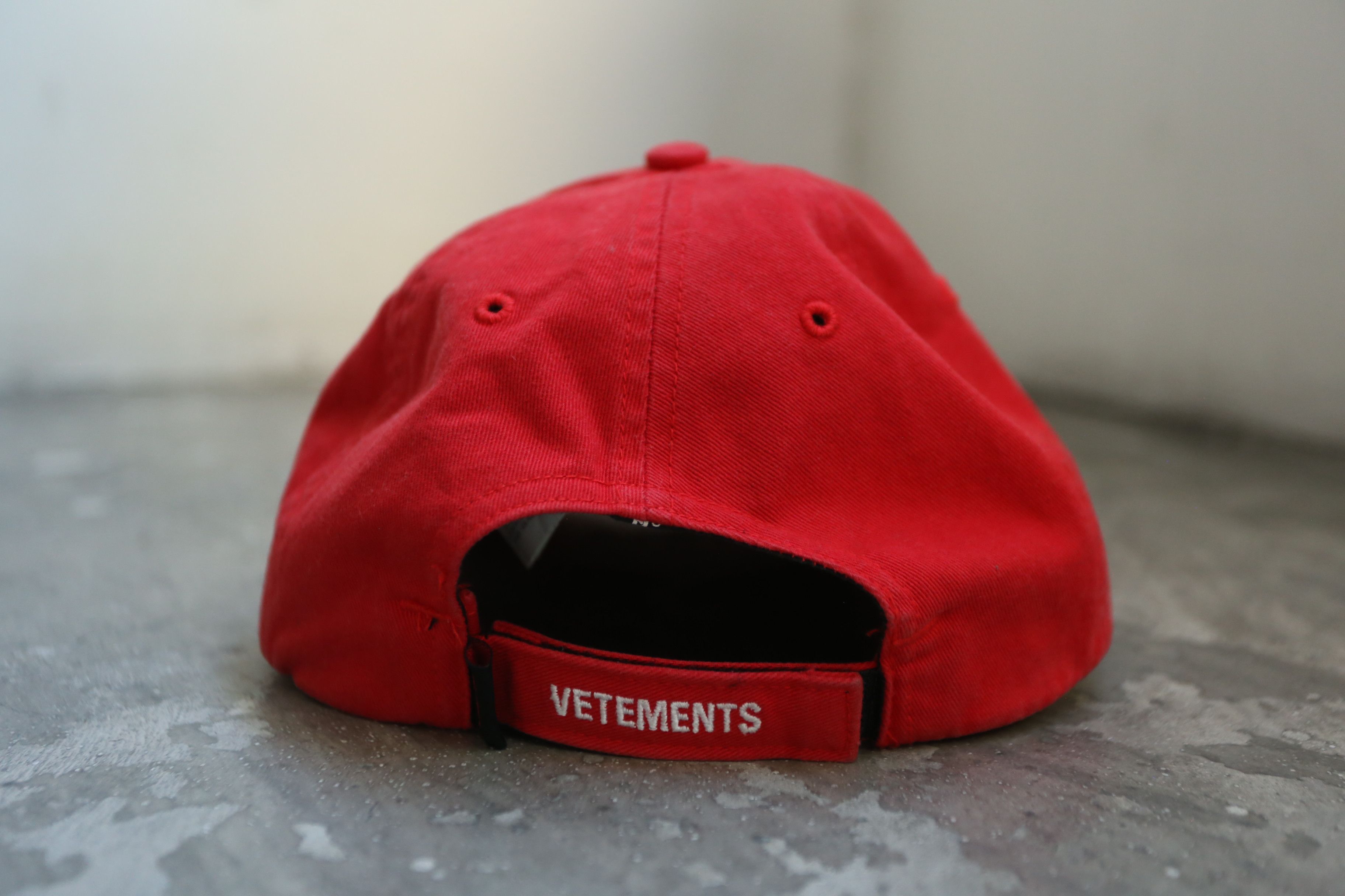 Reebok × Vetements Reebok - Vetements - F/W 18 - Morocco Cut-Up Cap Size ONE SIZE - 4 Thumbnail