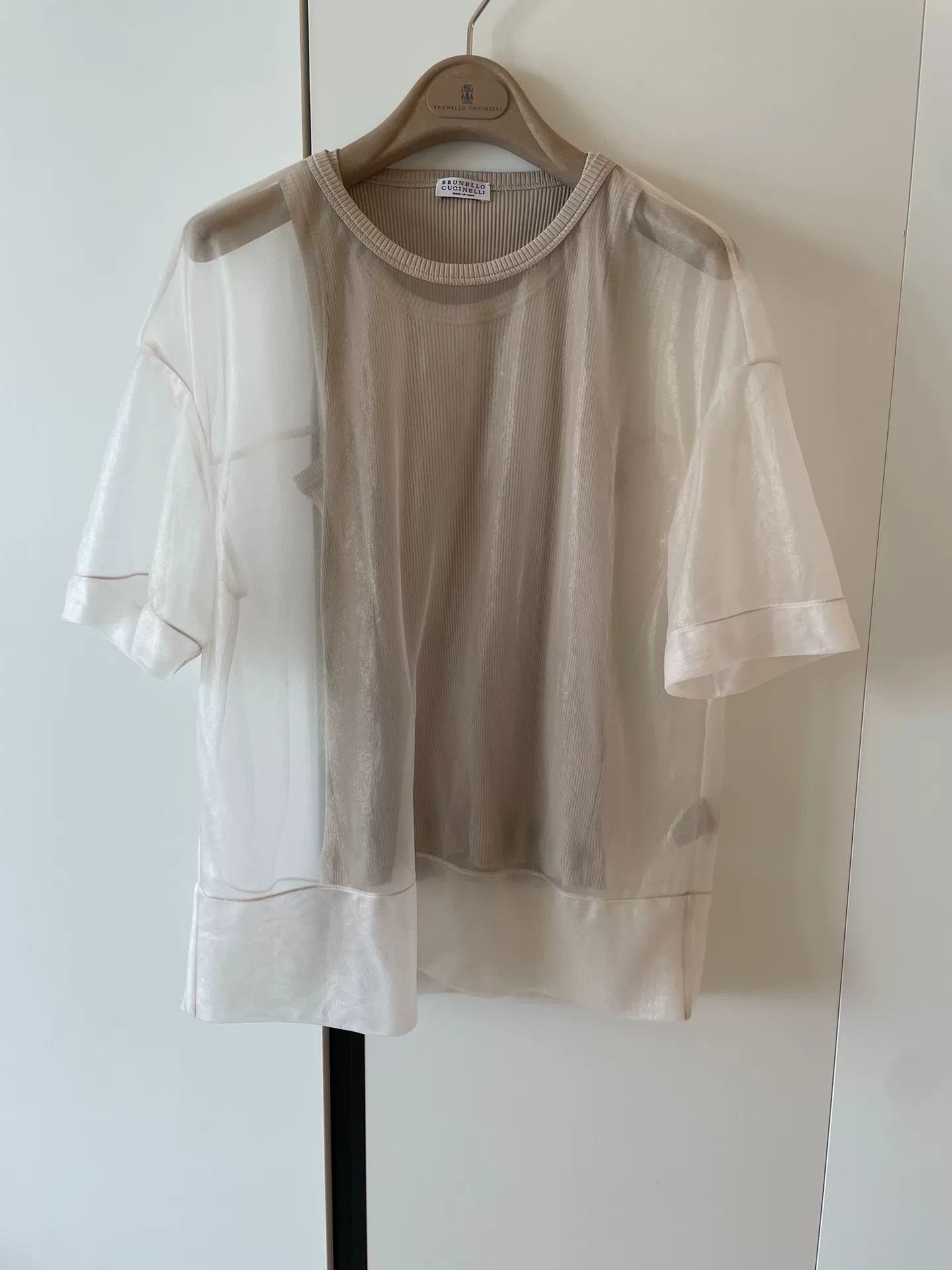 Brunello Cucinelli Brunello Cucinelli Layered Short-Sleeve T-shirt Size US M / EU 48-50 / 2 - 1 Thumbnail