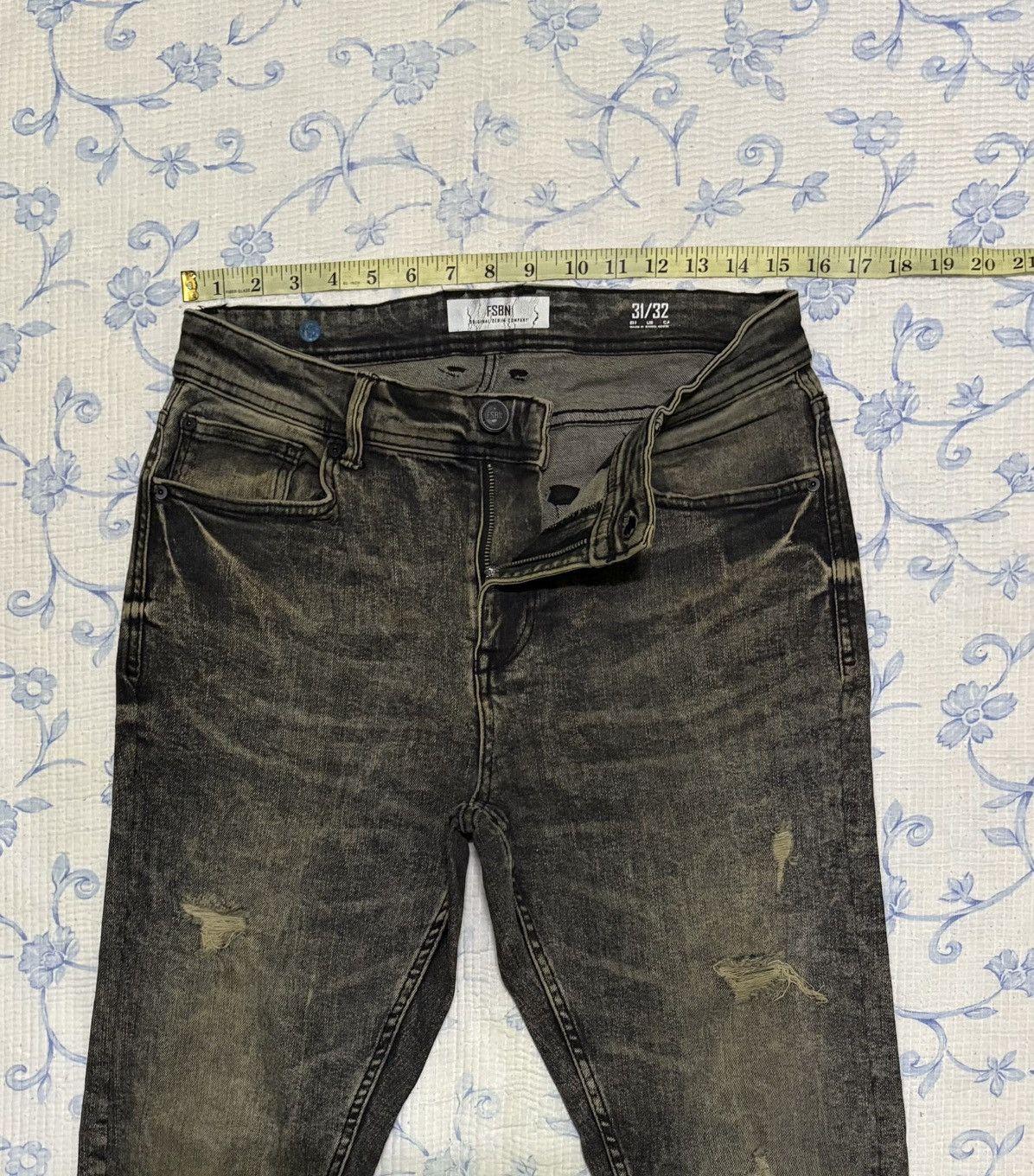 Other FSBN Streetwear Jeans Distressed Denim Size US 31 - 4 Thumbnail