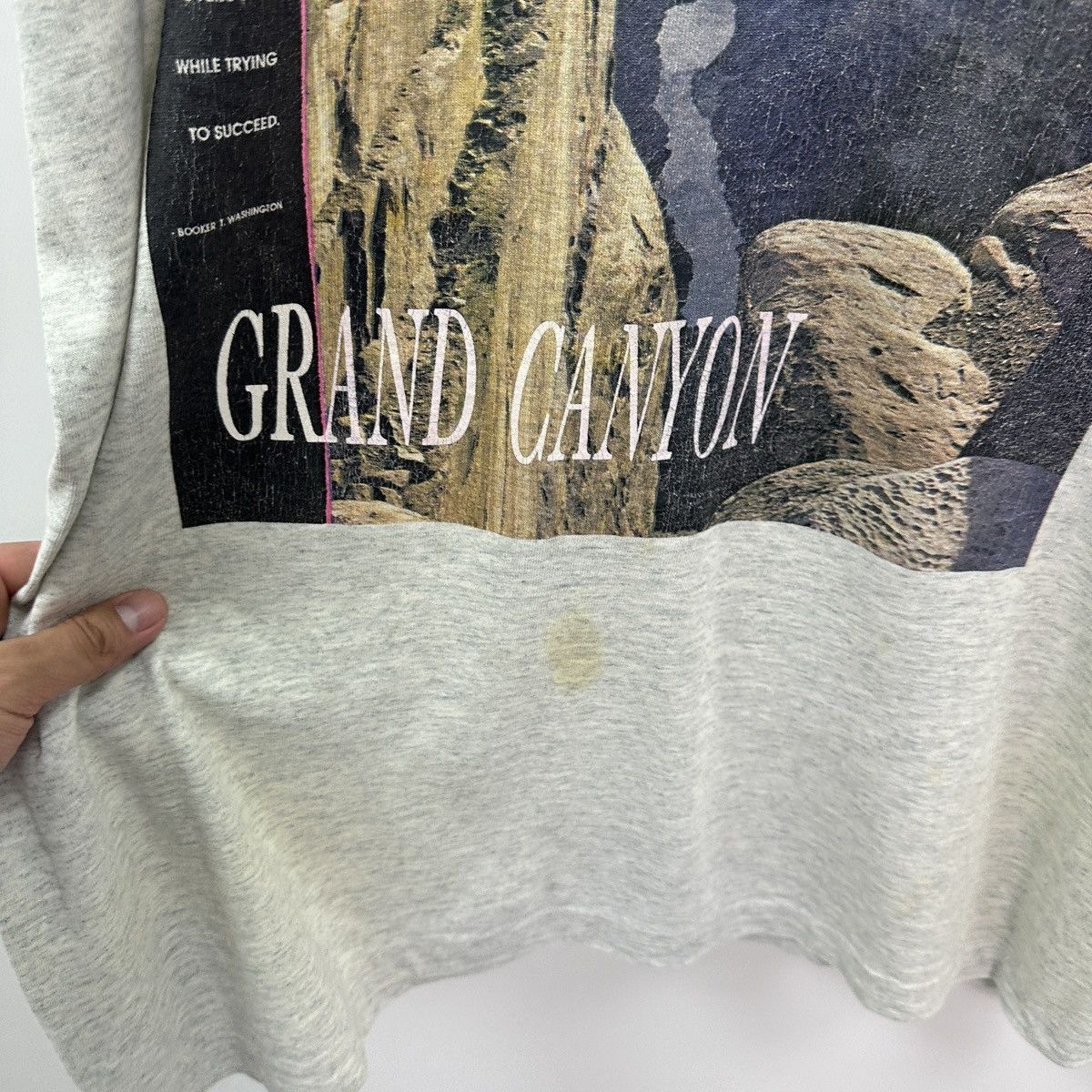 Fruit Of The Loom Vintage 90s Grand Canyon Washington FOTL tee y2k single Size US L / EU 52-54 / 3 - 7 Thumbnail
