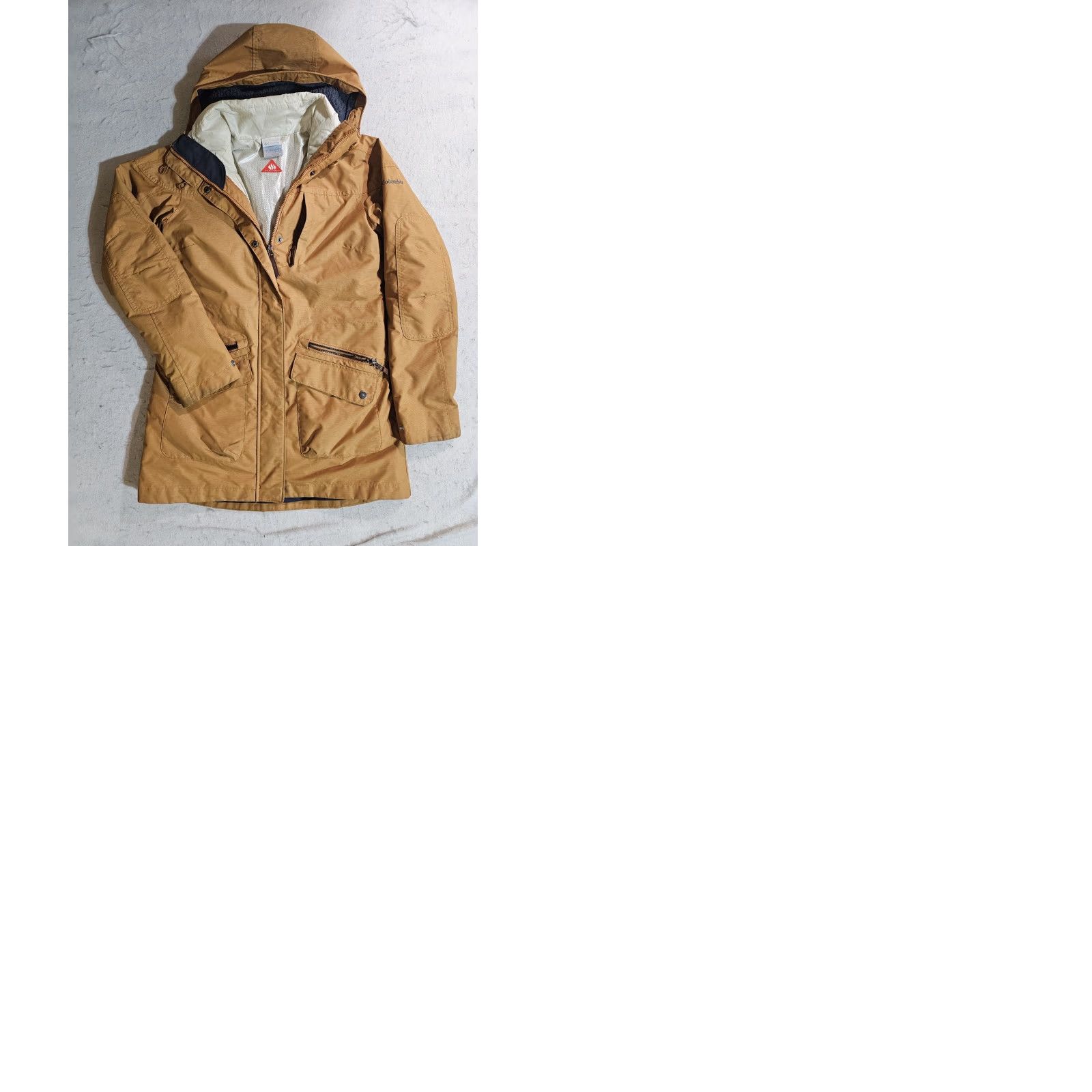 Vintage Columbia Signature Interchange Omni-Heat 3-in-1 Long Parka Hooded Womens XS Jacket Brown Size XS / US 0-2 / IT 36-38 - 10 Thumbnail