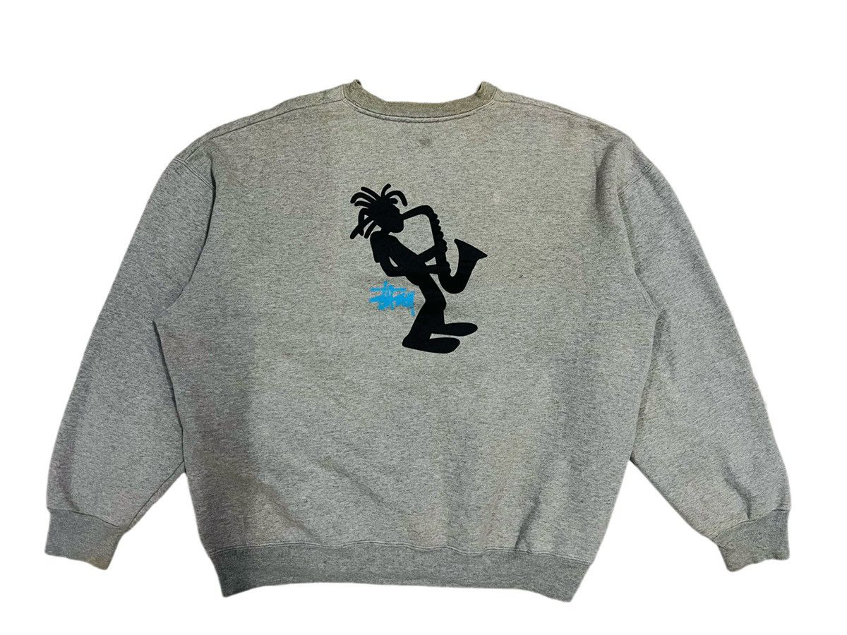 Stussy Vintage Stussy Stick Man Crewneck Sweatshirt Size US L / EU 52-54 / 3 - 3 Thumbnail