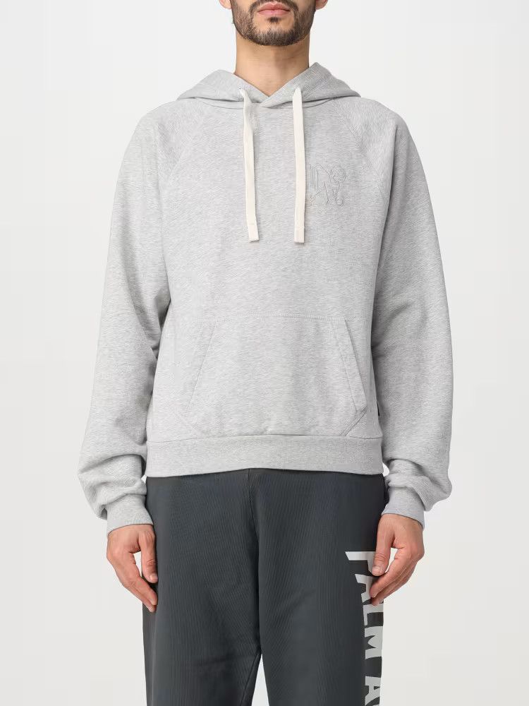 Palm Angels o1y0325 Logo Hoodie in Grey Size US M / EU 48-50 / 2 - 1 Thumbnail