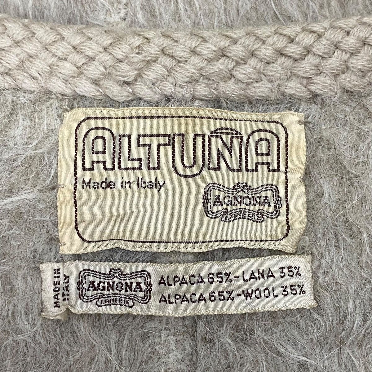 Agnona Vintage Altuna Agnona Alpaca Wool Coat Made in Italy Size S / US 4 / IT 40 - 13 Thumbnail