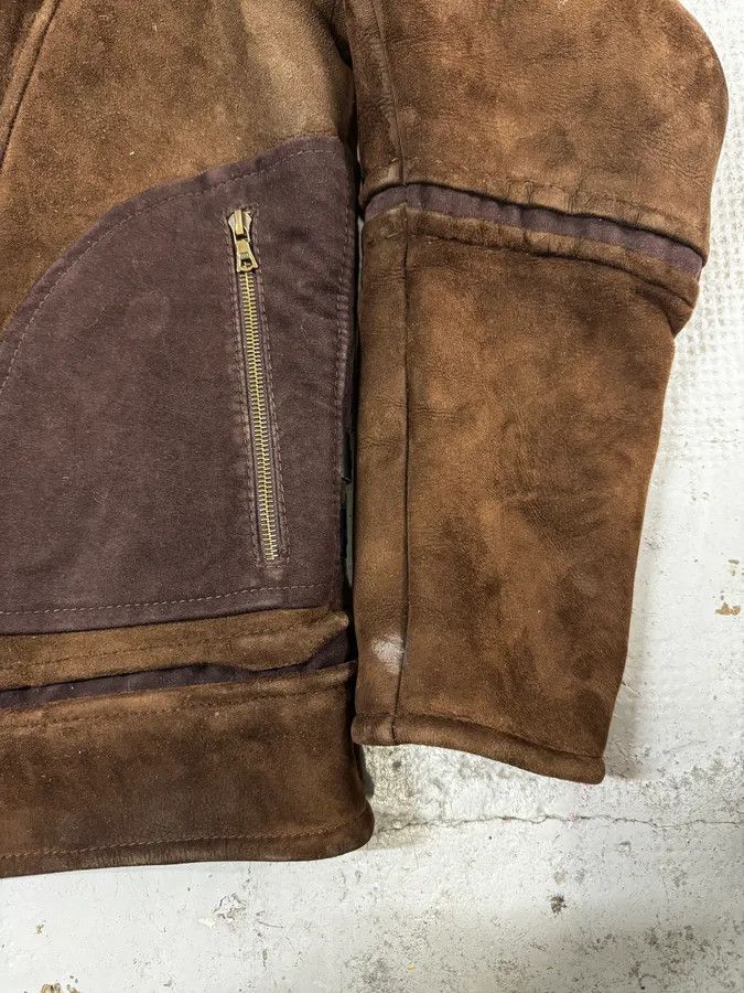 Roberto Cavalli 2000s Roberto Cavalli Fur Shearling Brown Leather Jacket Size US M / EU 48-50 / 2 - 9 Thumbnail