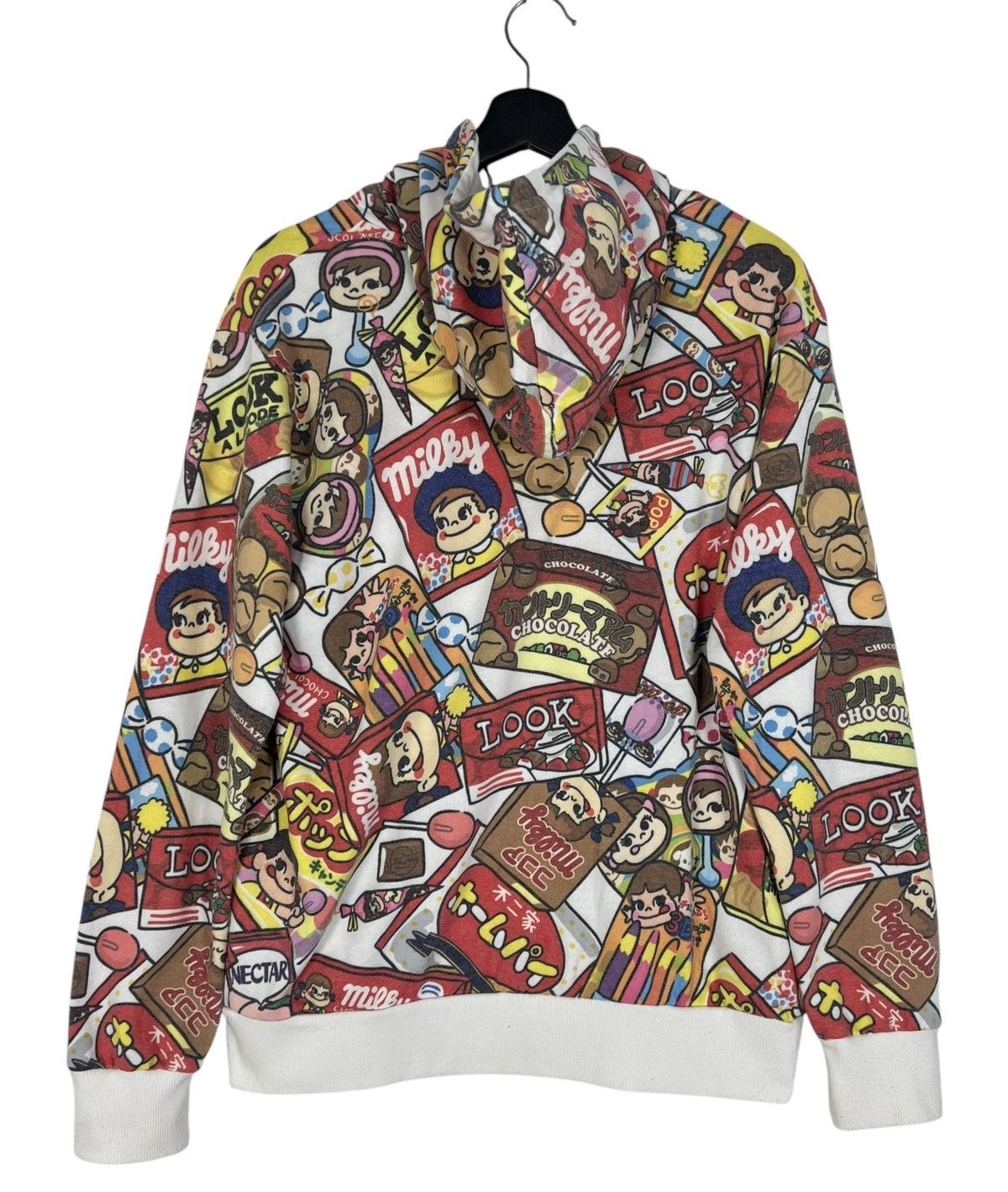 Anime × Cartoon Network × Japanese Brand Sanrio Peko Chan Candy Anime Comic Manga Overprint Hoodie Size US L / EU 52-54 / 3 - 2 Thumbnail