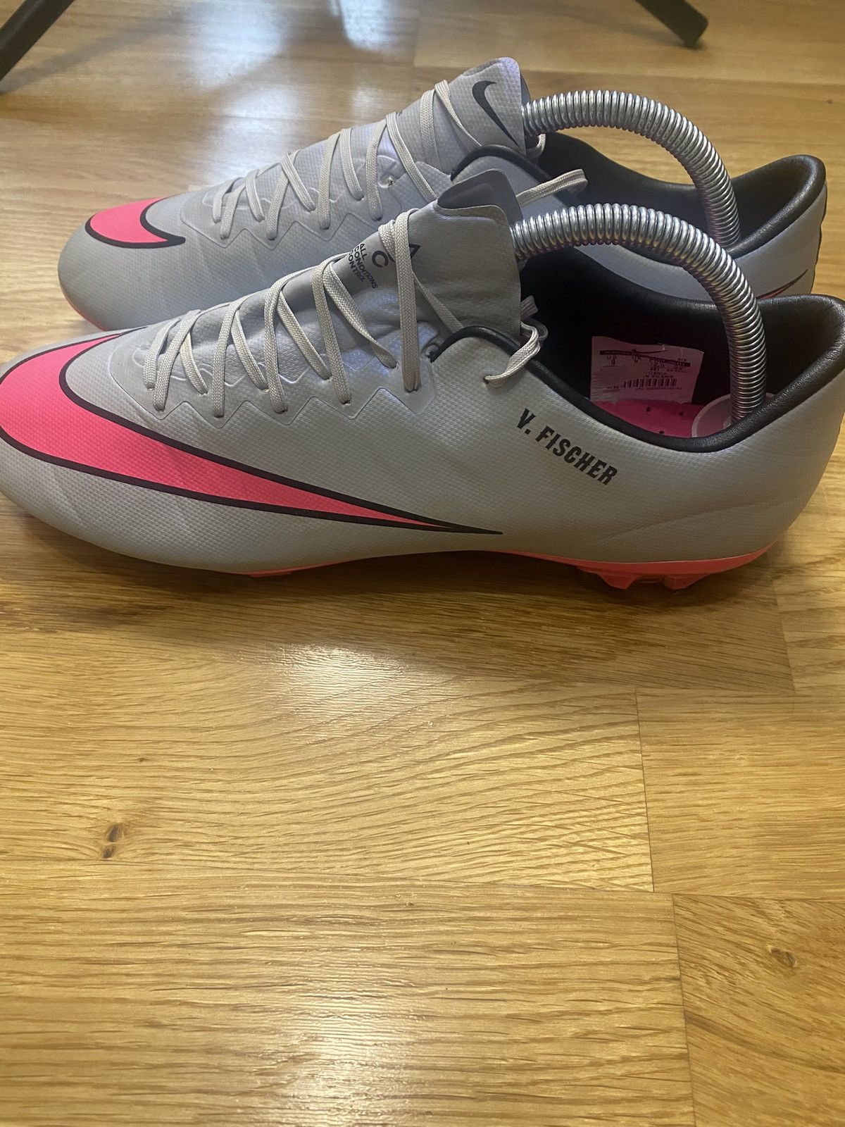 Nike Nike Mercurial Vapor X FGPink Player IssueVictor FischerUS 9 Size US 9 / EU 42 - 3 Thumbnail