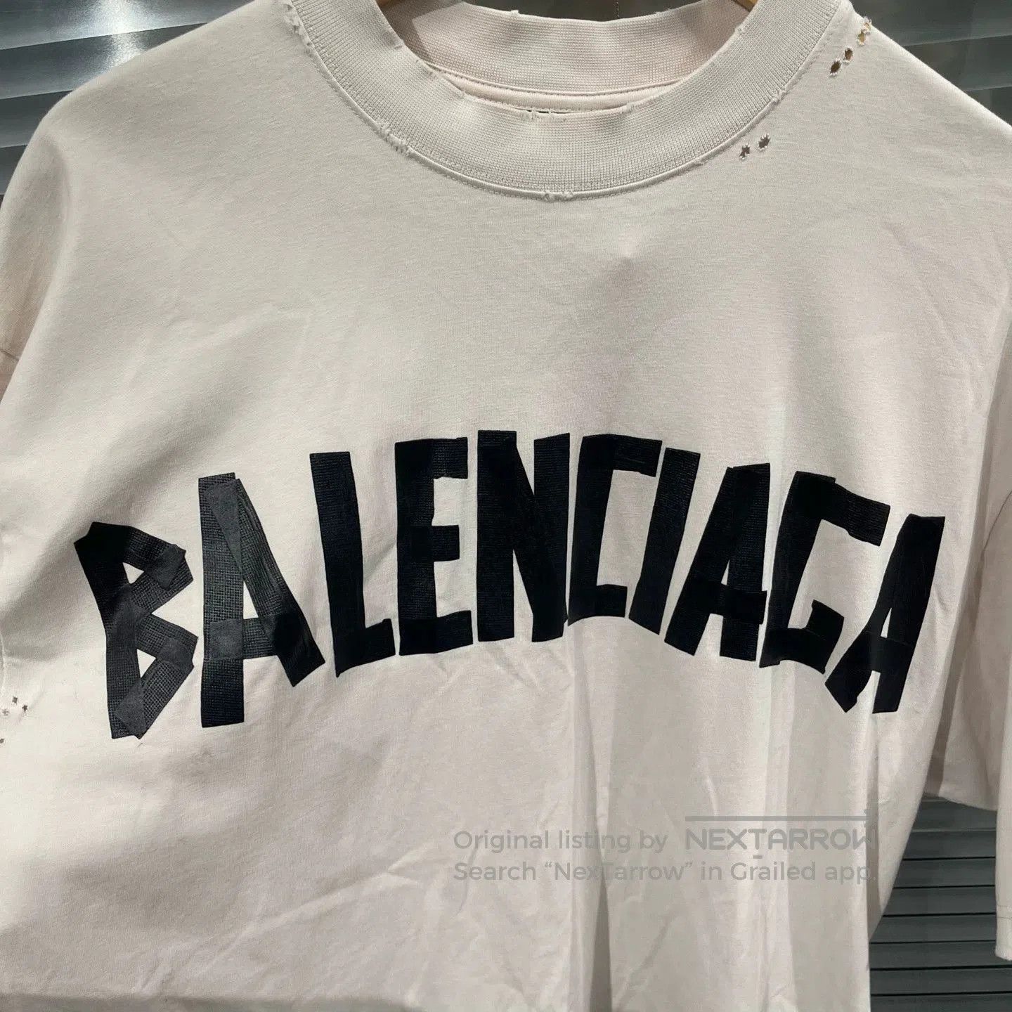 Balenciaga Bold Print Short Sleeve T-Shirt. Size US S / EU 44-46 / 1 - 4 Thumbnail