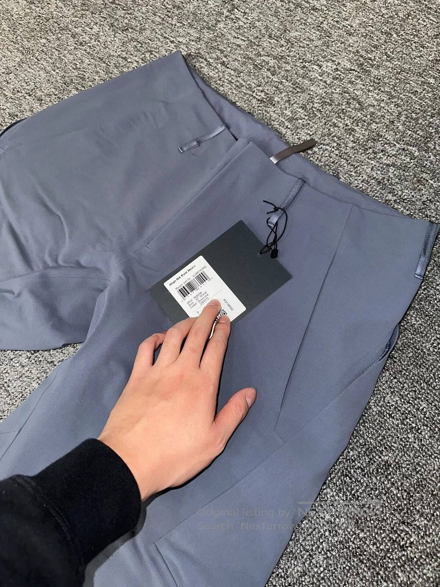 Veilance gray-blue soft shell pants for men. Size US 32 / EU 48 - 2 Thumbnail