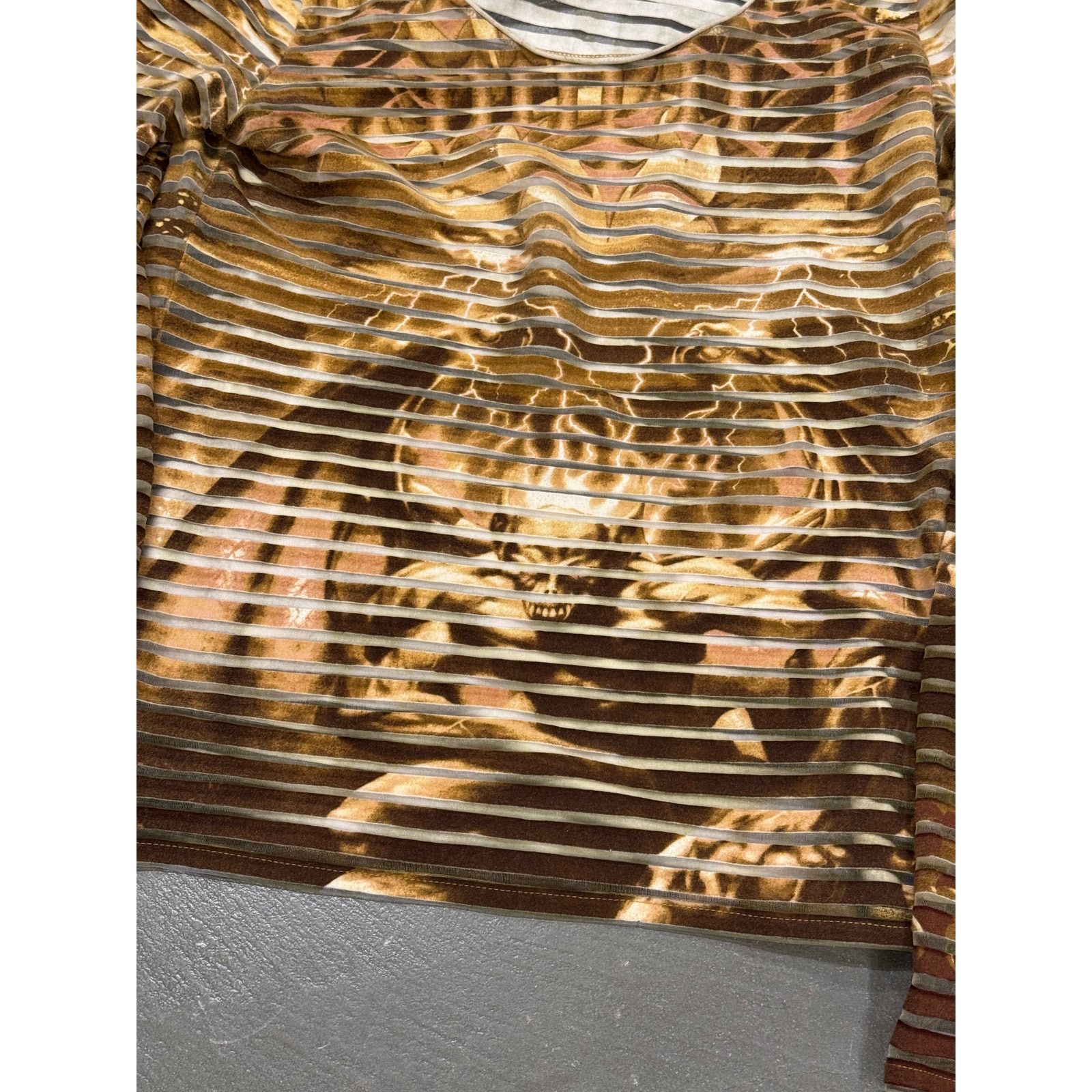 Jean Paul Gaultier S/S2001 Jean Paul Gaultier satan stripe longsleeve t-shirt Size L / US 10 / IT 46 - 4 Thumbnail