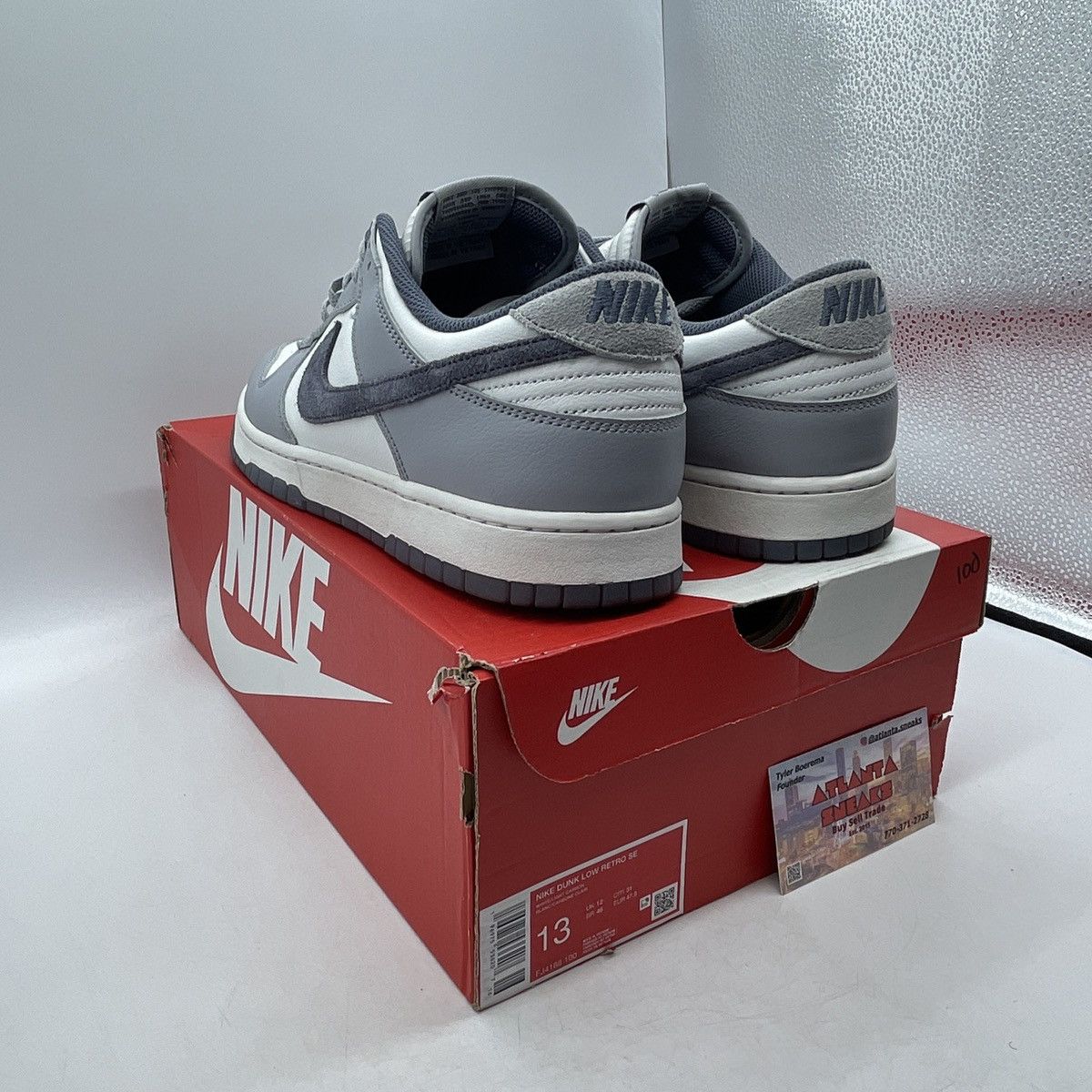 Nike Dunk low light carbon Size US 13 / EU 46 - 4 Thumbnail