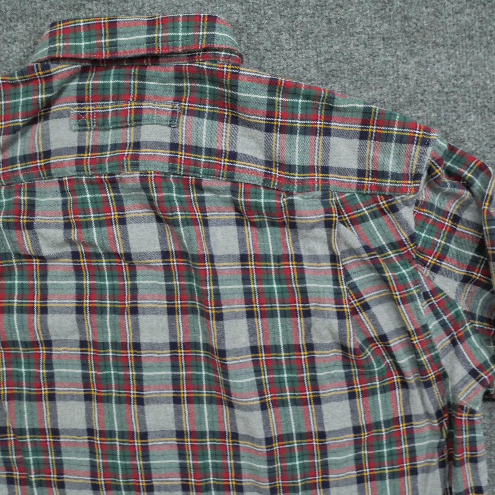 CO Duluth Trading Co Shirt Mens Large Plaid Flannel Button Up Grey Green Red Size US L / EU 52-54 / 3 - 7 Thumbnail