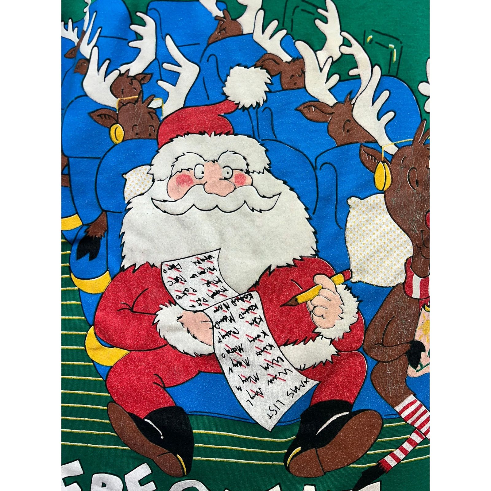 Vintage Vintage Santa Shirt Frequent Flyer Upgrades Winter Joke XL Size US XL / EU 56 / 4 - 4 Thumbnail