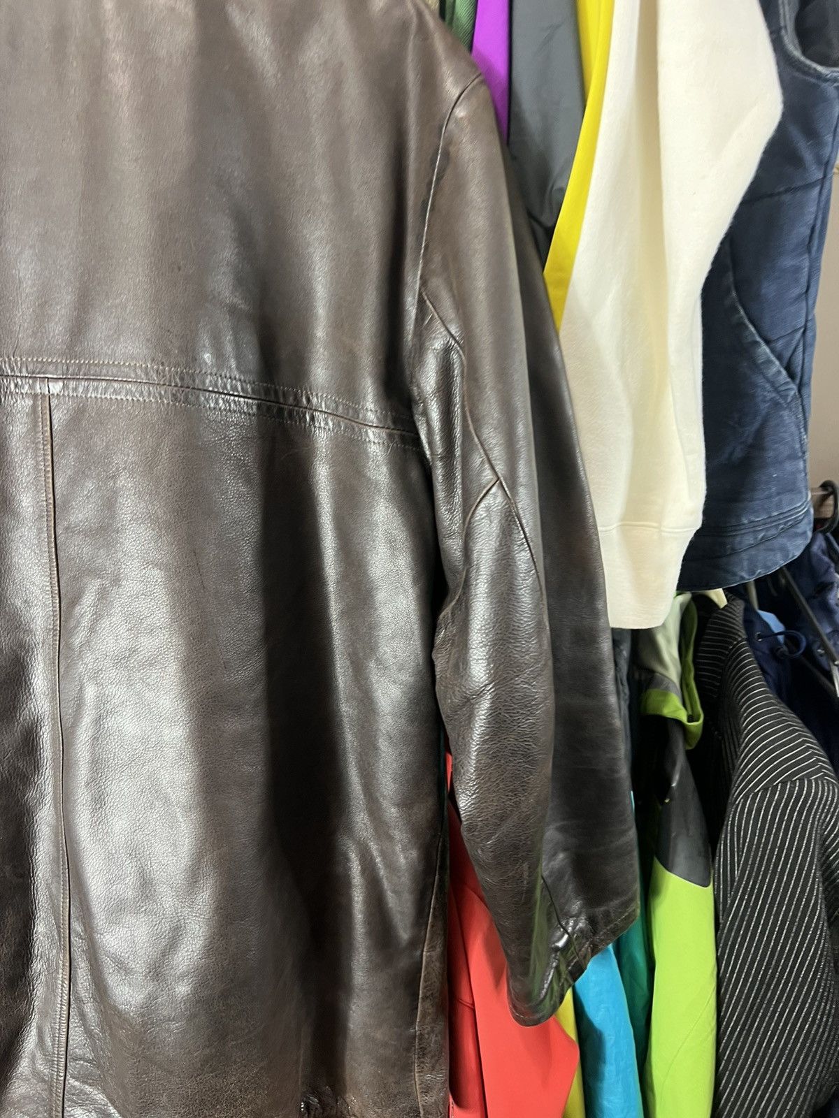 Marlboro Vintage Malboro Fur Leather Hype Y2K Jacket Size US XL / EU 56 / 4 - 14 Thumbnail