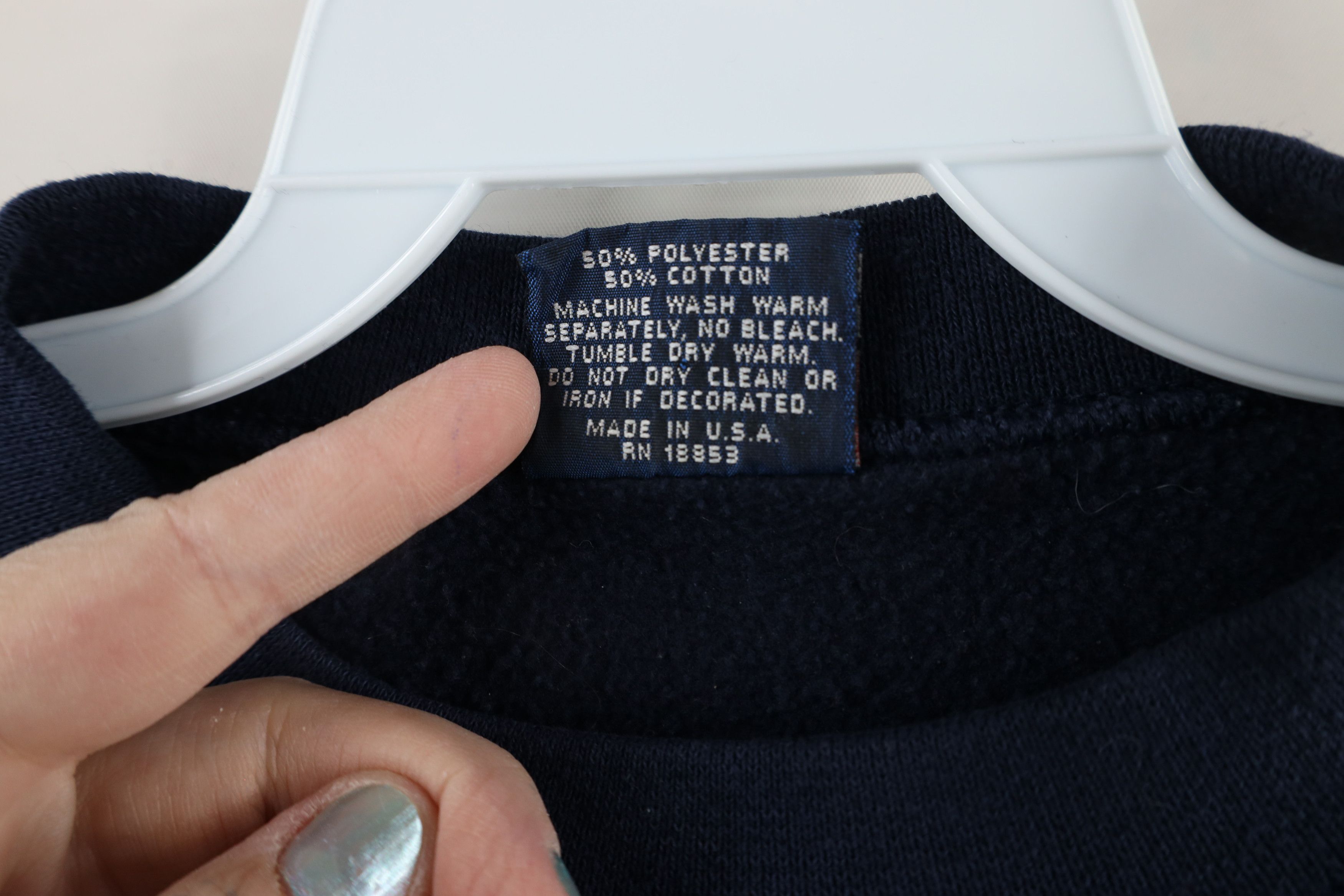 Vintage Vintage 90s Spell Out Notre Dame University Sweatshirt USA Size US L / EU 52-54 / 3 - 11 Thumbnail
