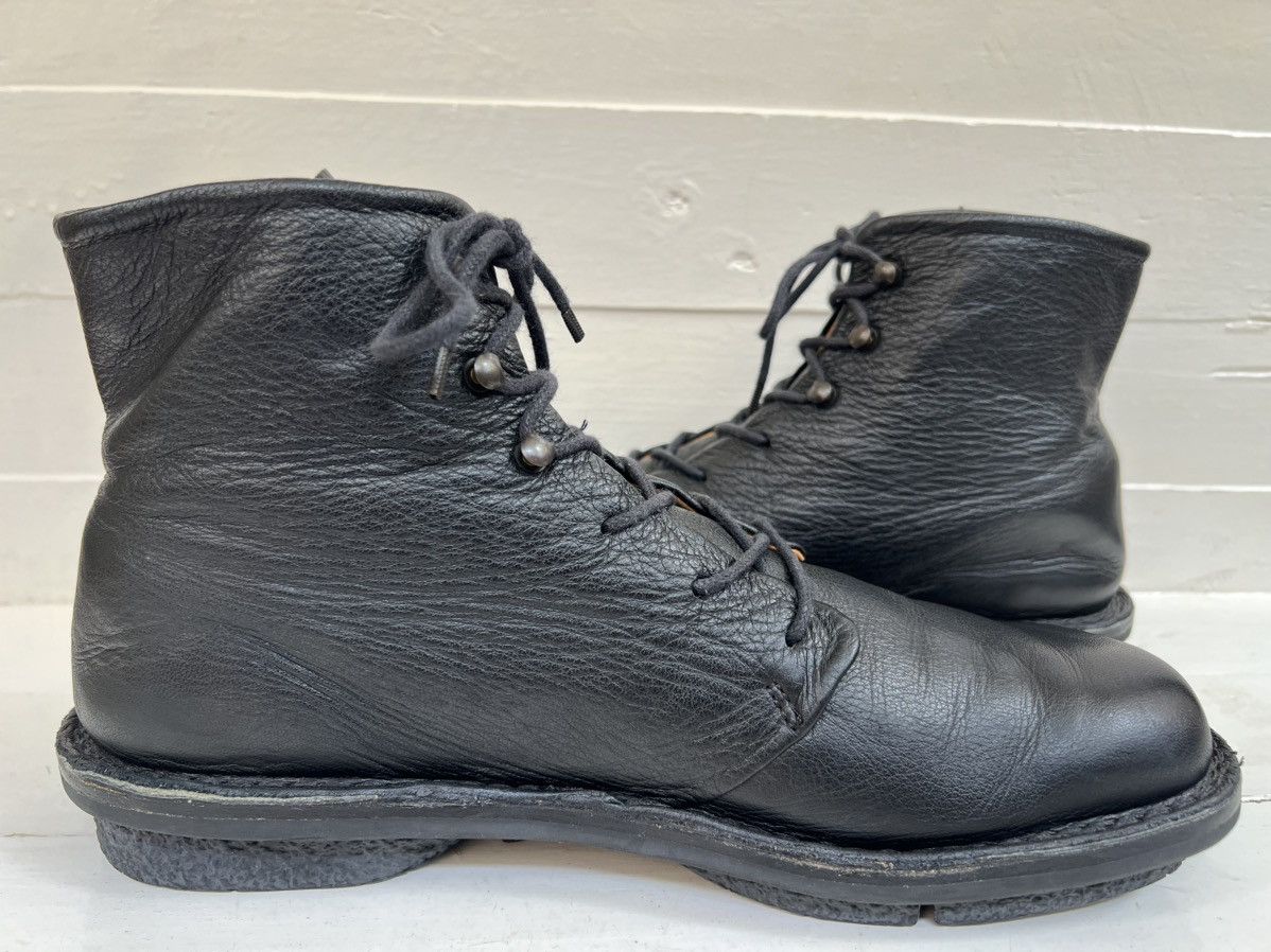 Trippen Trippen Rectangle Men’s Black leather Lace Up Boots Size US 8.5 / EU 41-42 - 7 Thumbnail