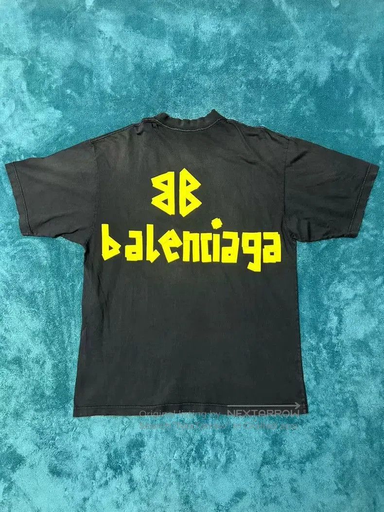 Balenciaga Balenciaga Tape Logo Short Sleeve Tee. Size US S / EU 44-46 / 1 - 2 Thumbnail