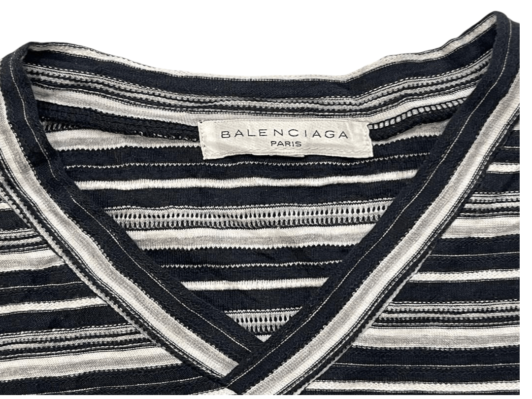 Balenciaga × Vintage 🔥VERY RARE !! VINTAGE BALENCIAGA STRIPE LONG SLEEVE Size US M / EU 48-50 / 2 - 5 Thumbnail
