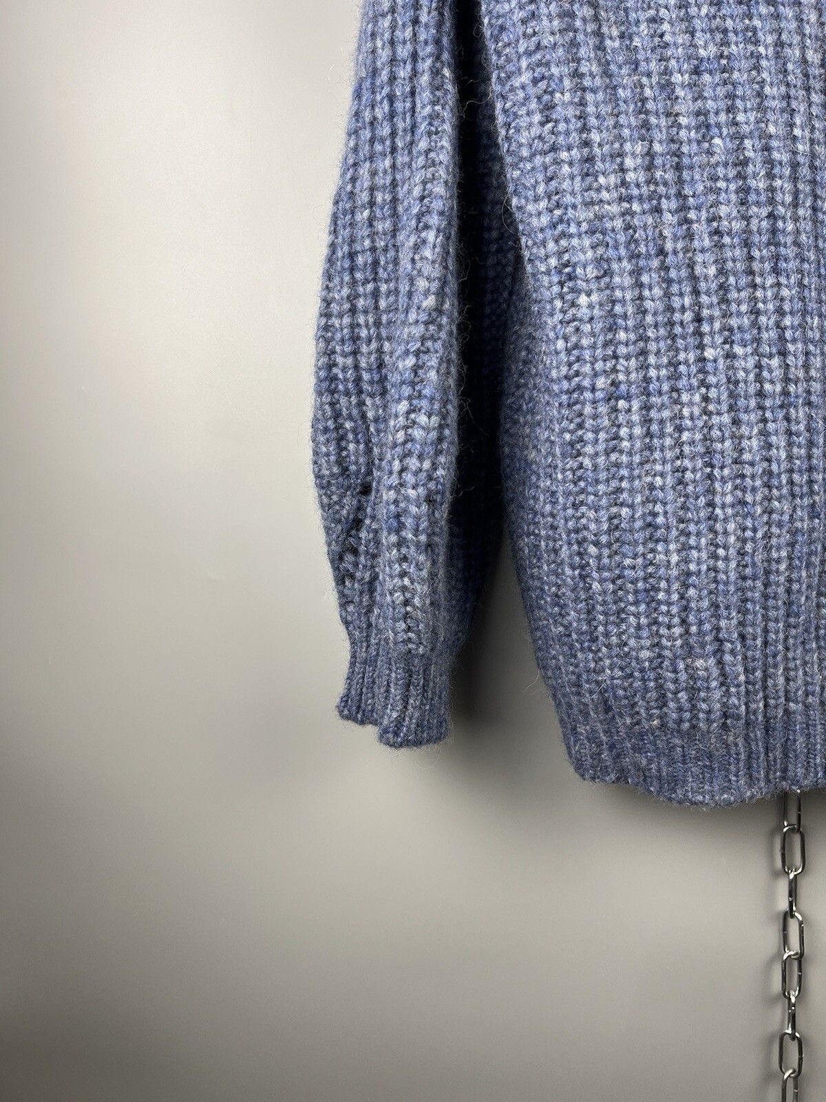 Sezane Sezane Baby Alpaca Cable Knit Oversize Sweater Pullover Size M / US 6-8 / IT 42-44 - 14 Thumbnail