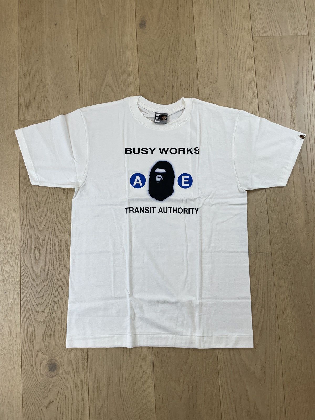 Bape ?Rare/Deadstock? 2001 x Stash NYC Subway Logo Tee | Grailed