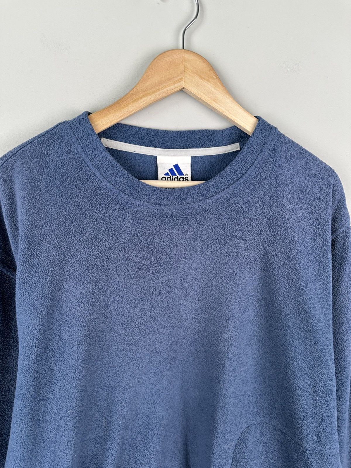 Adidas 90s Vintage Adidas Fleece Sweater Size US L / EU 52-54 / 3 - 3 Thumbnail