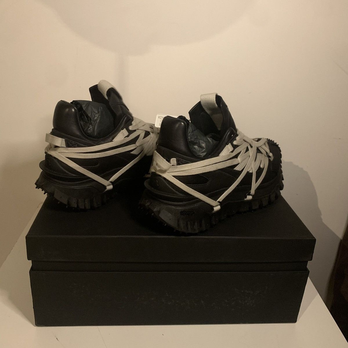 Moncler × Rick Owens Rick Owens x Moncler Trailgrip Megalace Sneakers Size US 7 / EU 40 - 2 Thumbnail