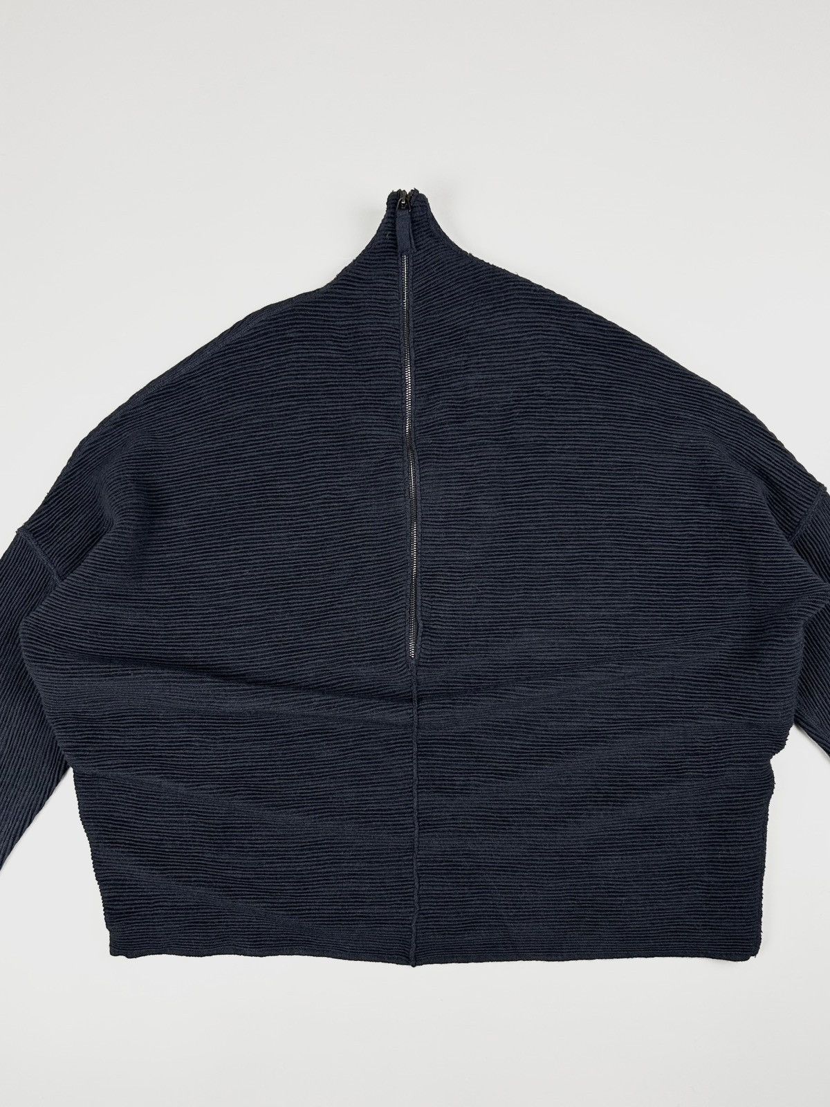 Annette Gortz × Designer Annette Gortz Black Knit full zip Sweater pullover Size M / US 6-8 / IT 42-44 - 3 Thumbnail